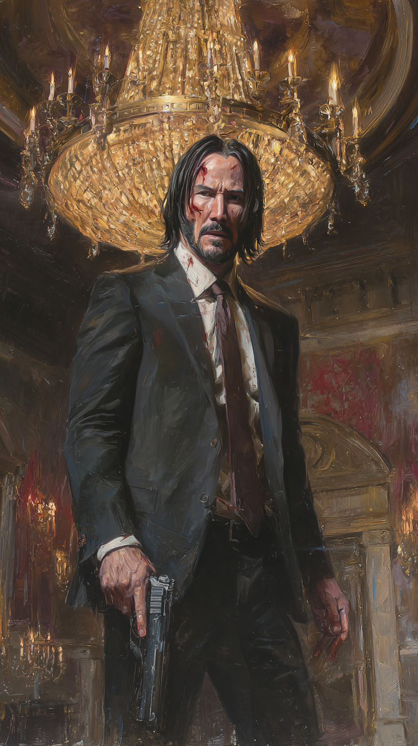 fond d'écran John Wick téléphone Motorola gratuit