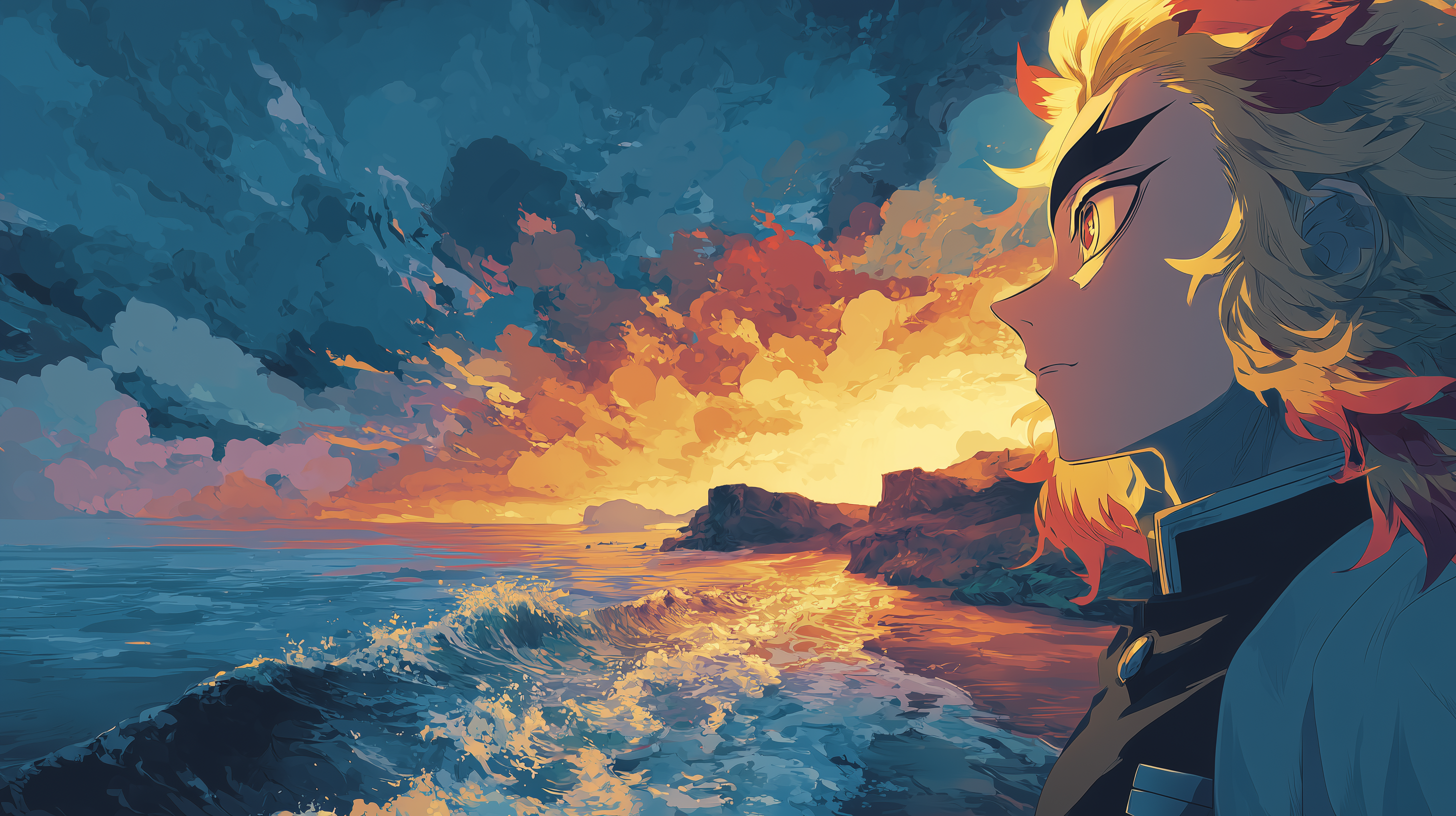 fond d'écran Rengoku Kyoujurou mac 4k téléchargement gratuit