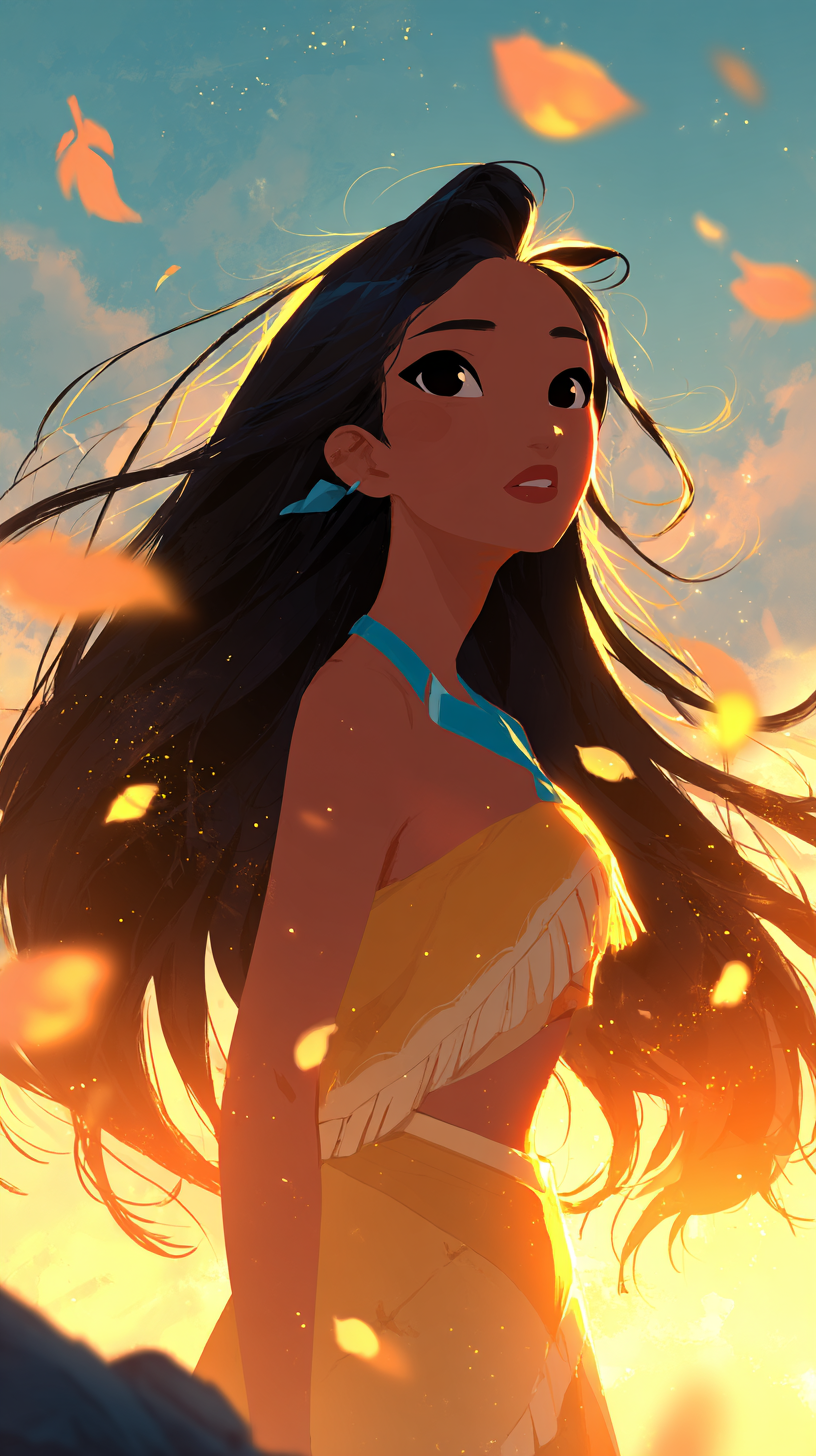 fond d'écran Pocahontas téléphone Nokia gratuit