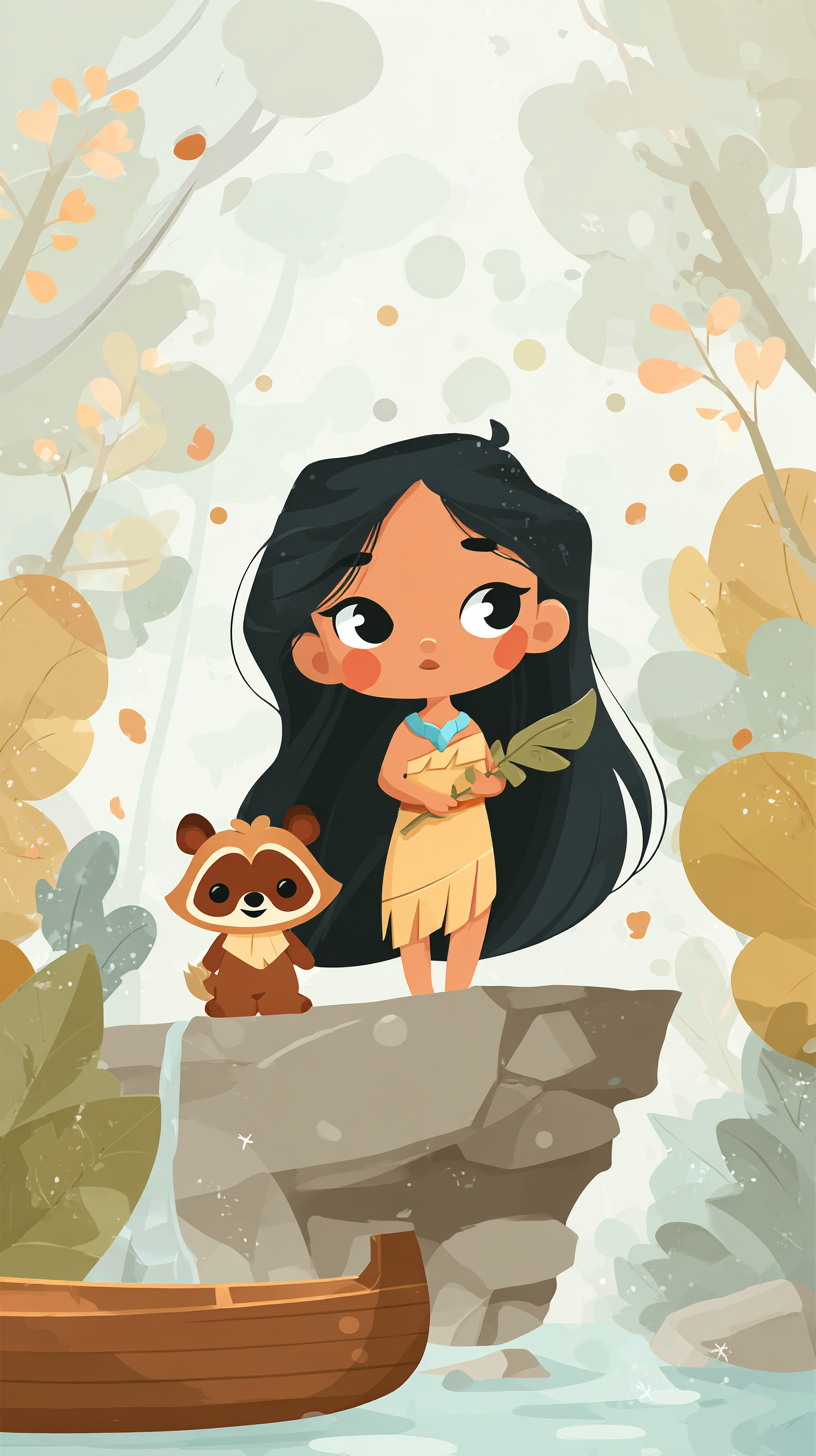 fond d'écran Pocahontas iphone 14 gratuit