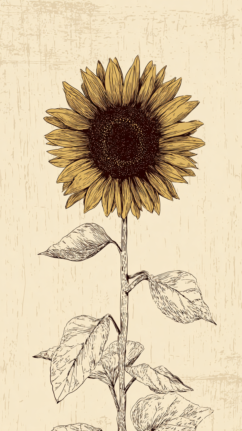 fond d'écran Tournesol iphone 7 gratuit