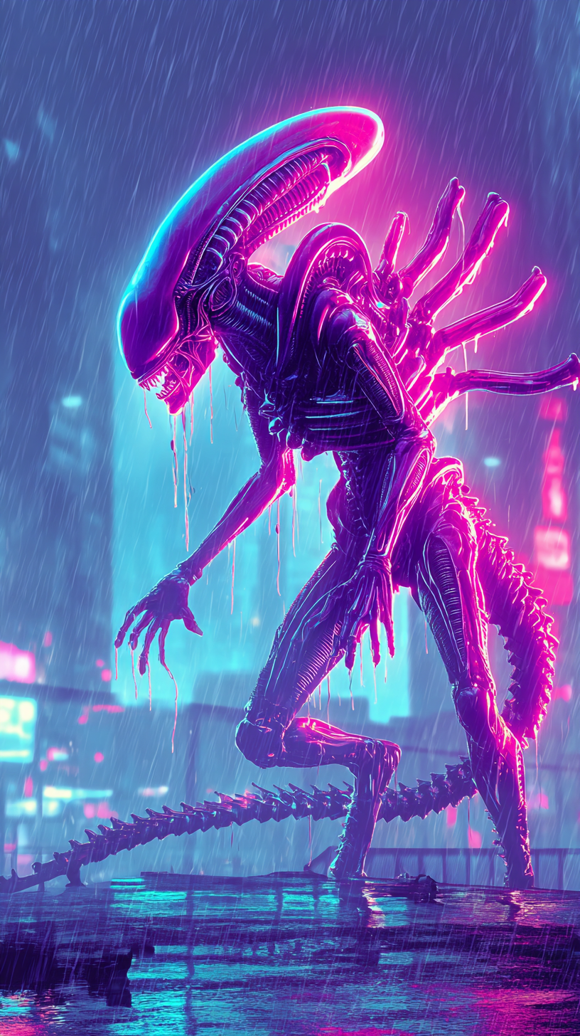 fond d'écran Xenomorph téléphone Sony télécharger gratuit