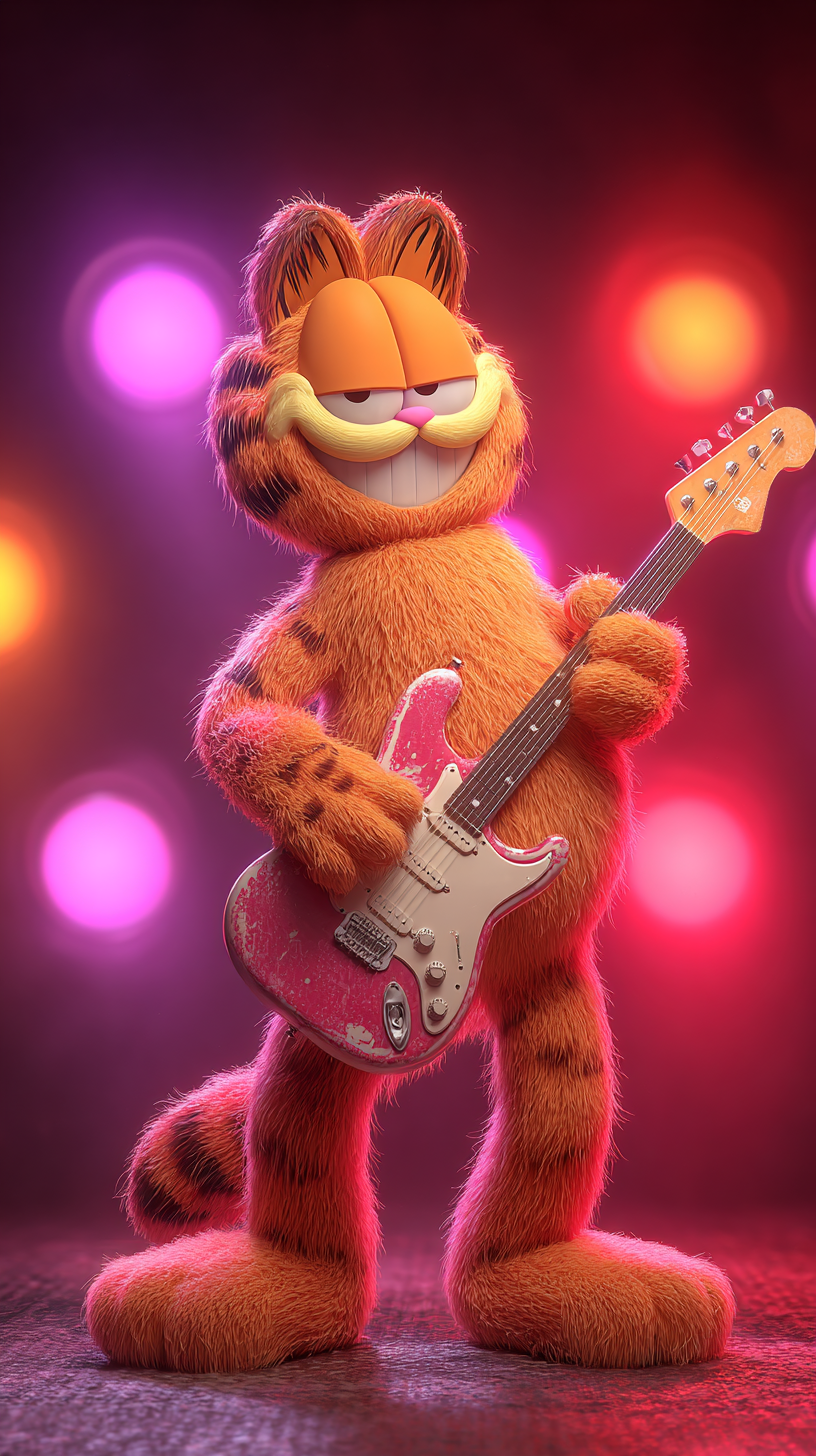fond d'écran Garfield iphone original télécharger gratuit