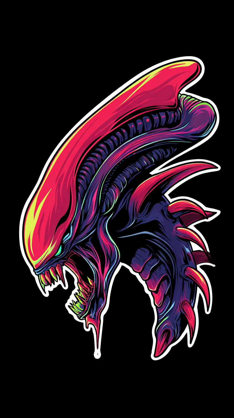 fond d'écran Xenomorph iphone original télécharger gratuit