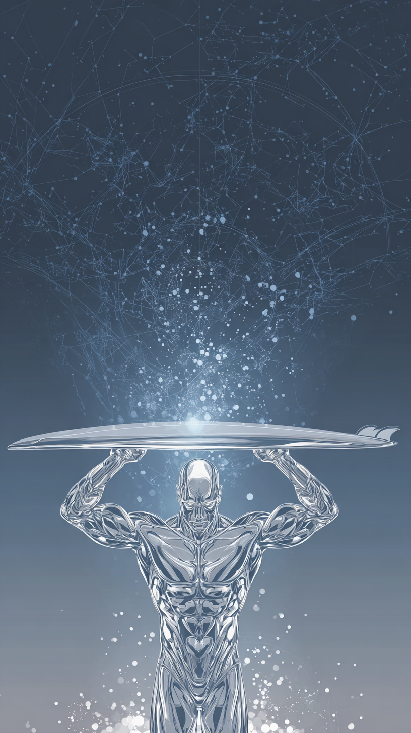 fond d'écran Silver Surfer téléphone Sony gratuit