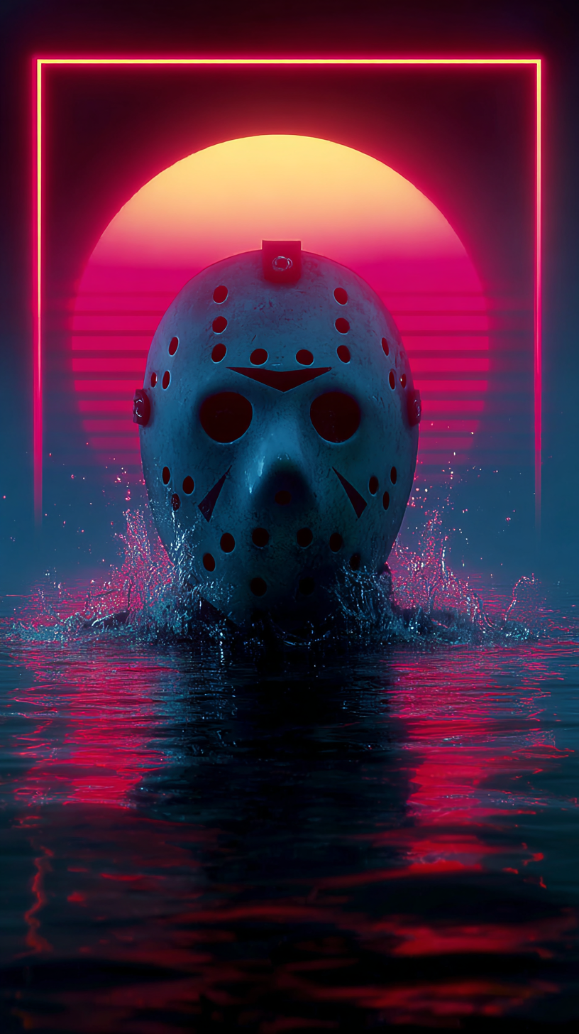fond d'écran Jason Voorhees iphone 16 pro max télécharger gratuit