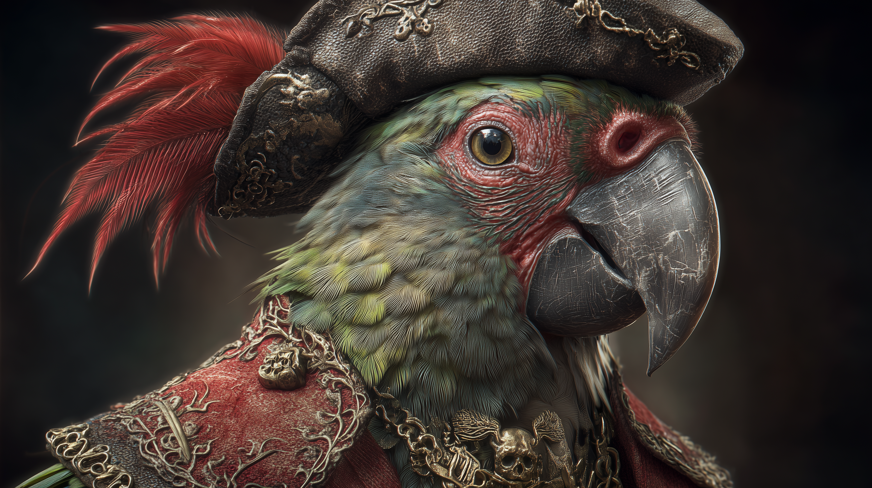 fond d'écran Perroquet ultrawide 3440x1440 téléchargement gratuit