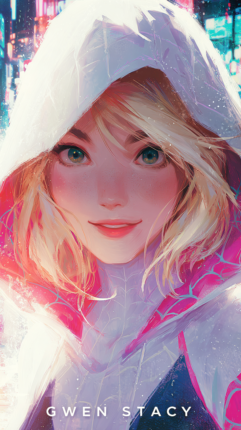 xiaomi fond d'écran Gwen Stacy gratuit