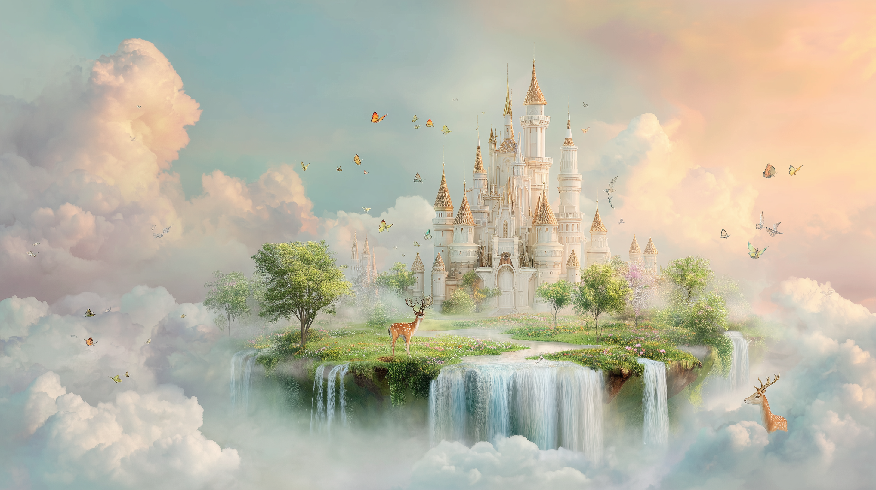 fond d'écran Château hp 4k téléchargement gratuit