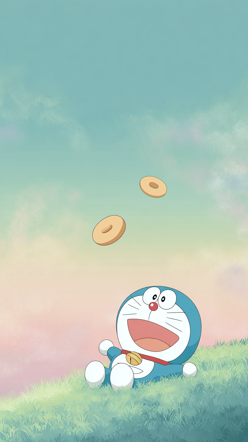 fond d'écran Doraemon iphone 13 gratuit