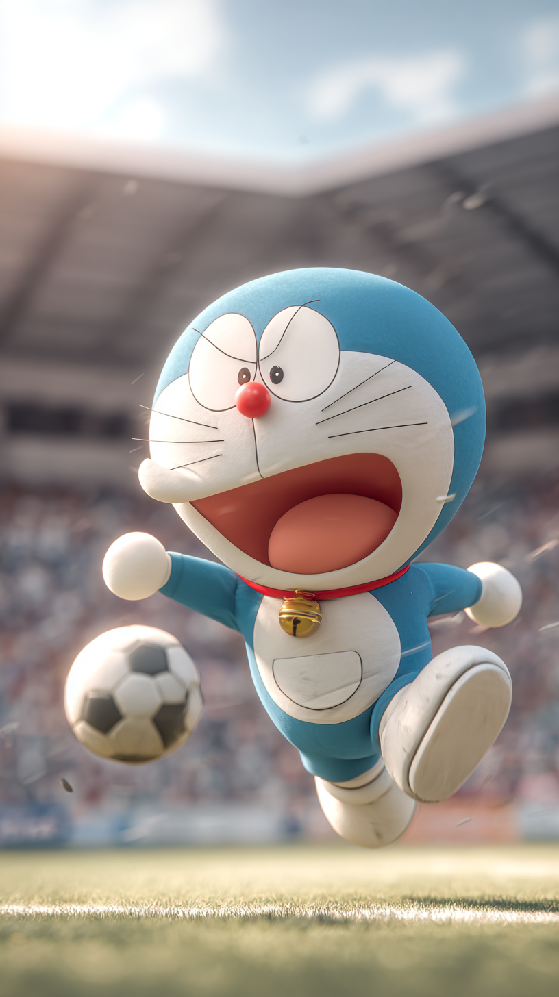 fond d'écran Doraemon iphone 15 télécharger gratuit