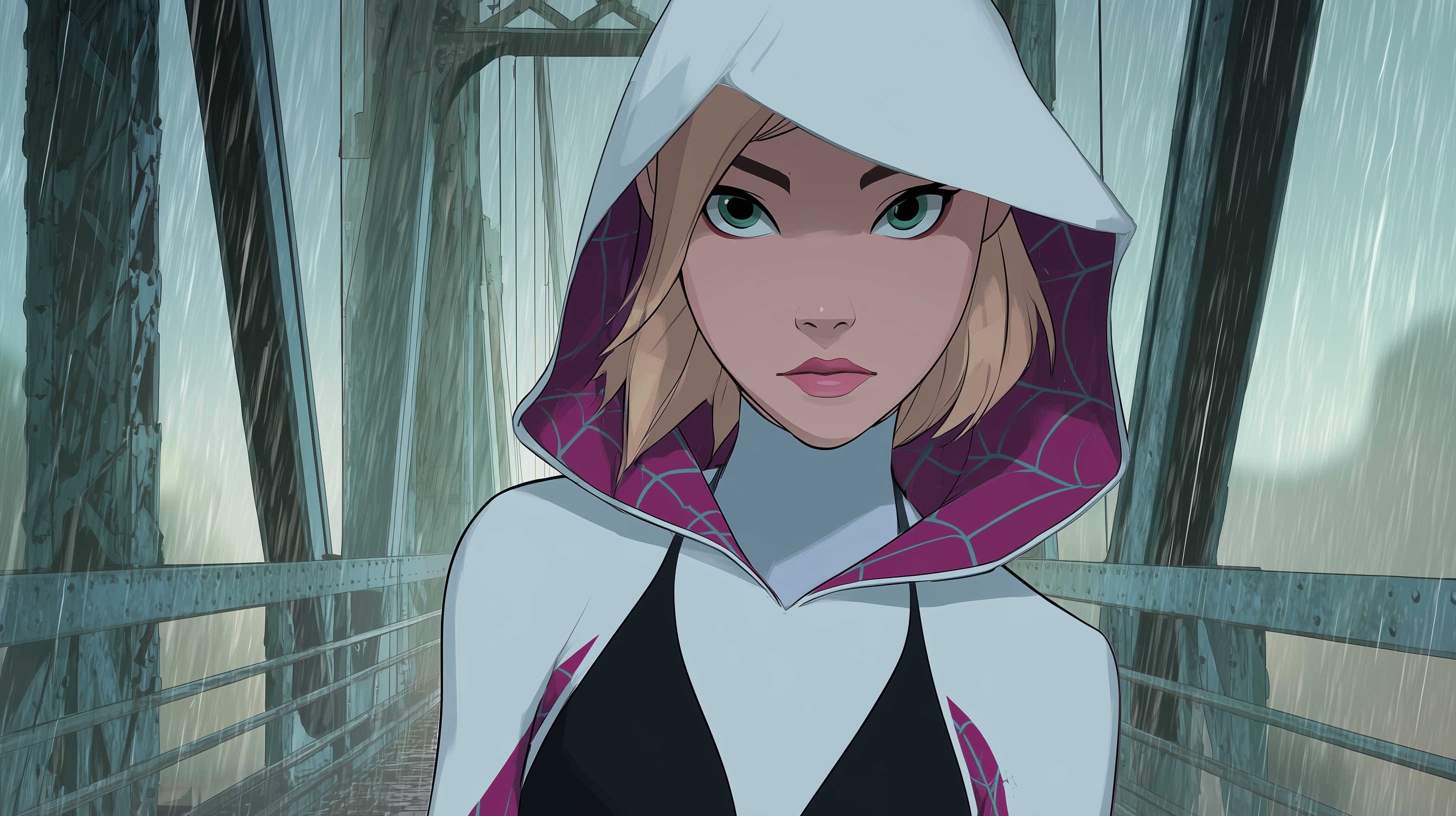 fond d'écran Gwen Stacy pc 5120x2880 téléchargement gratuit