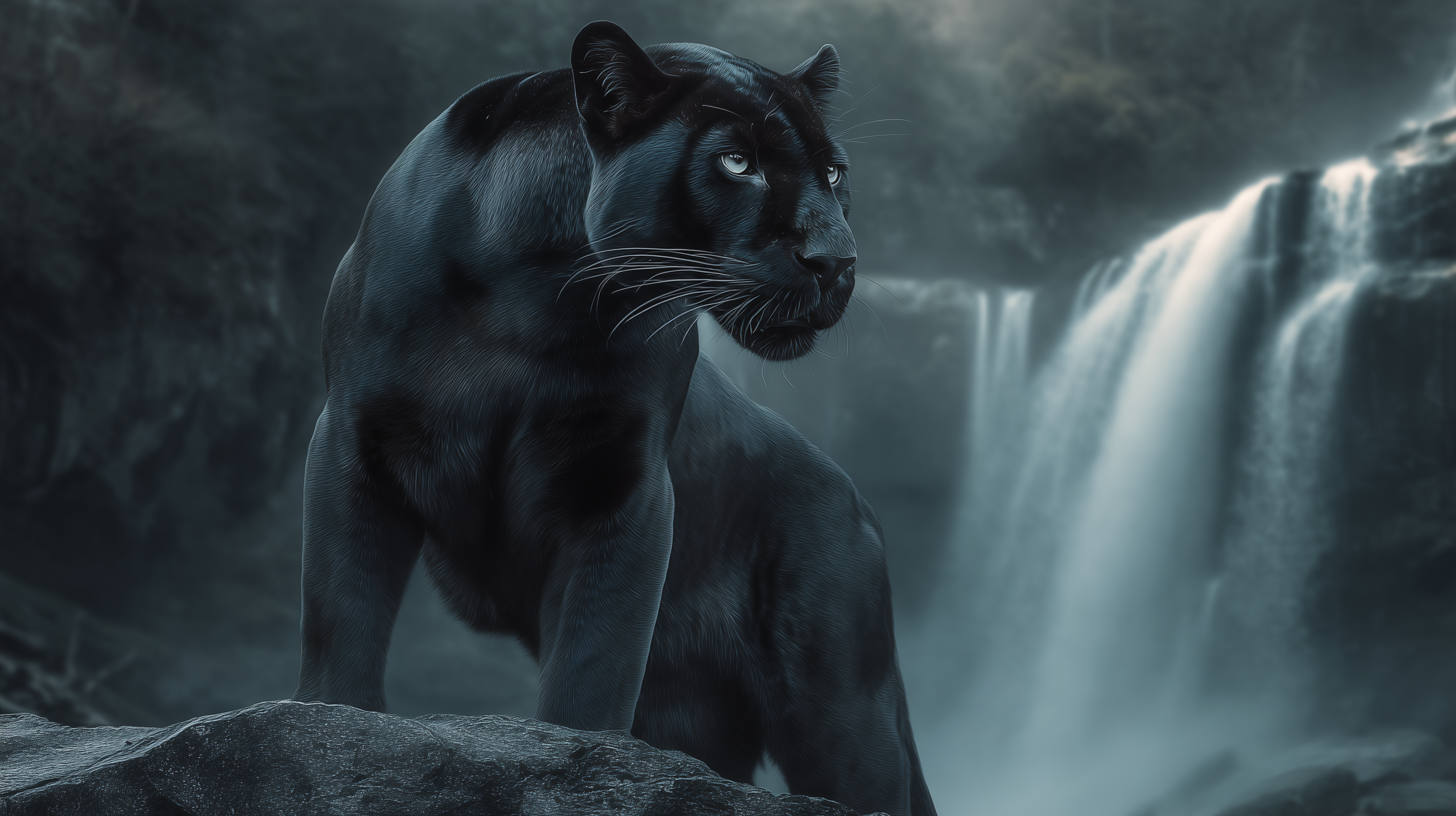 image fond d'écran Panthère Noire pc téléchargement gratuit