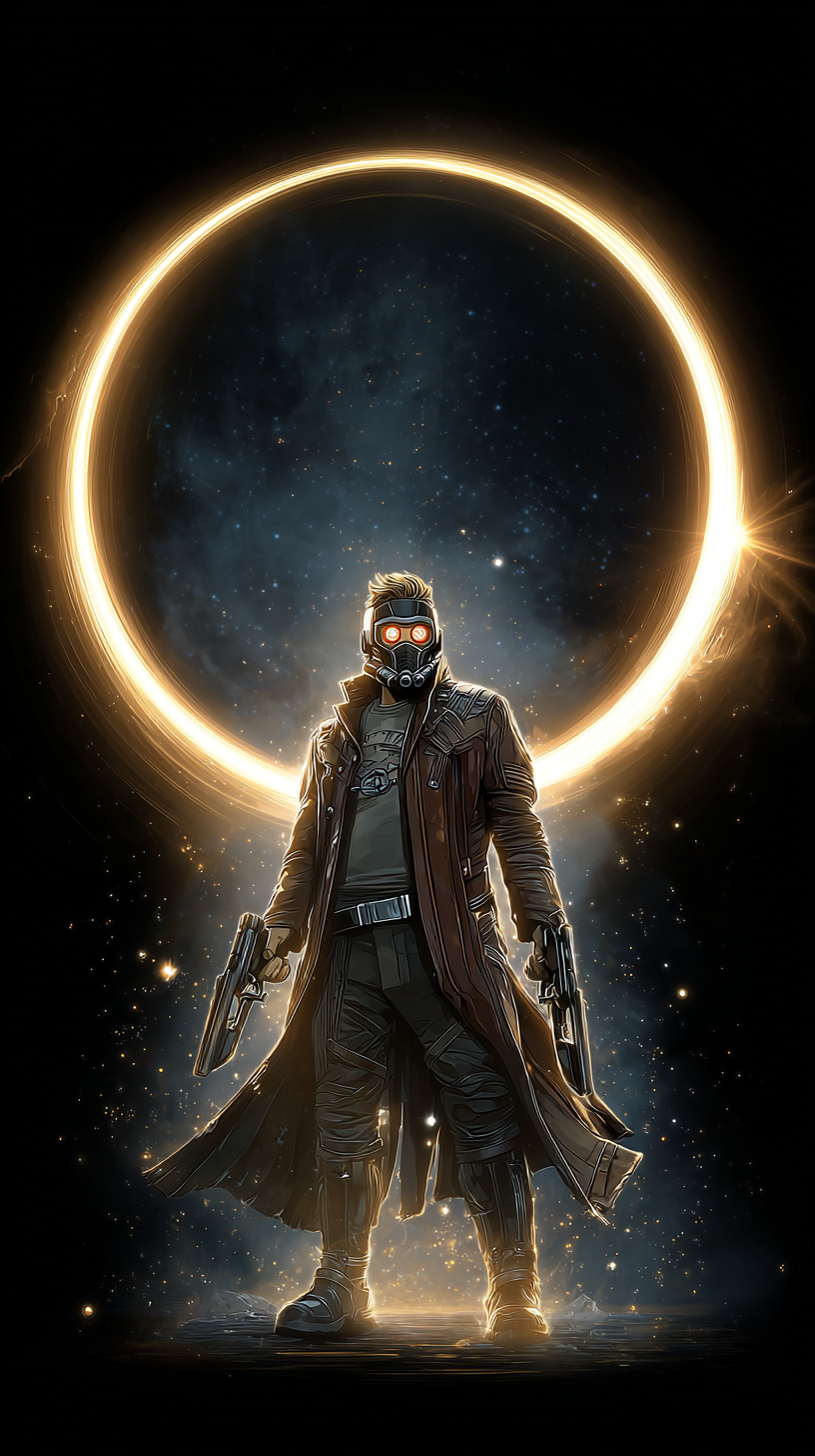 fond d'écran Star Lord iphone télécharger gratuit