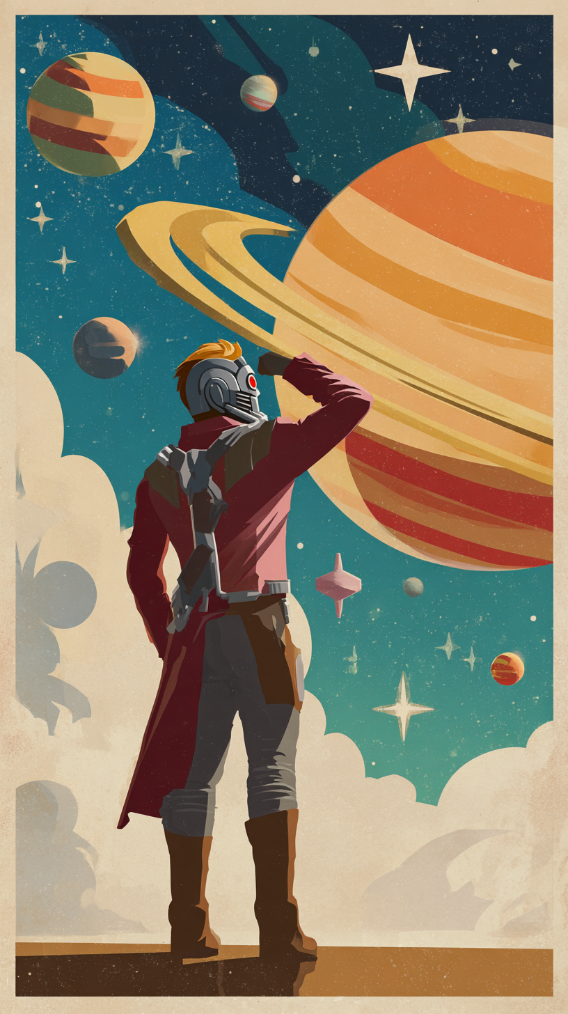 fond d'écran Star Lord iphone 16 gratuit