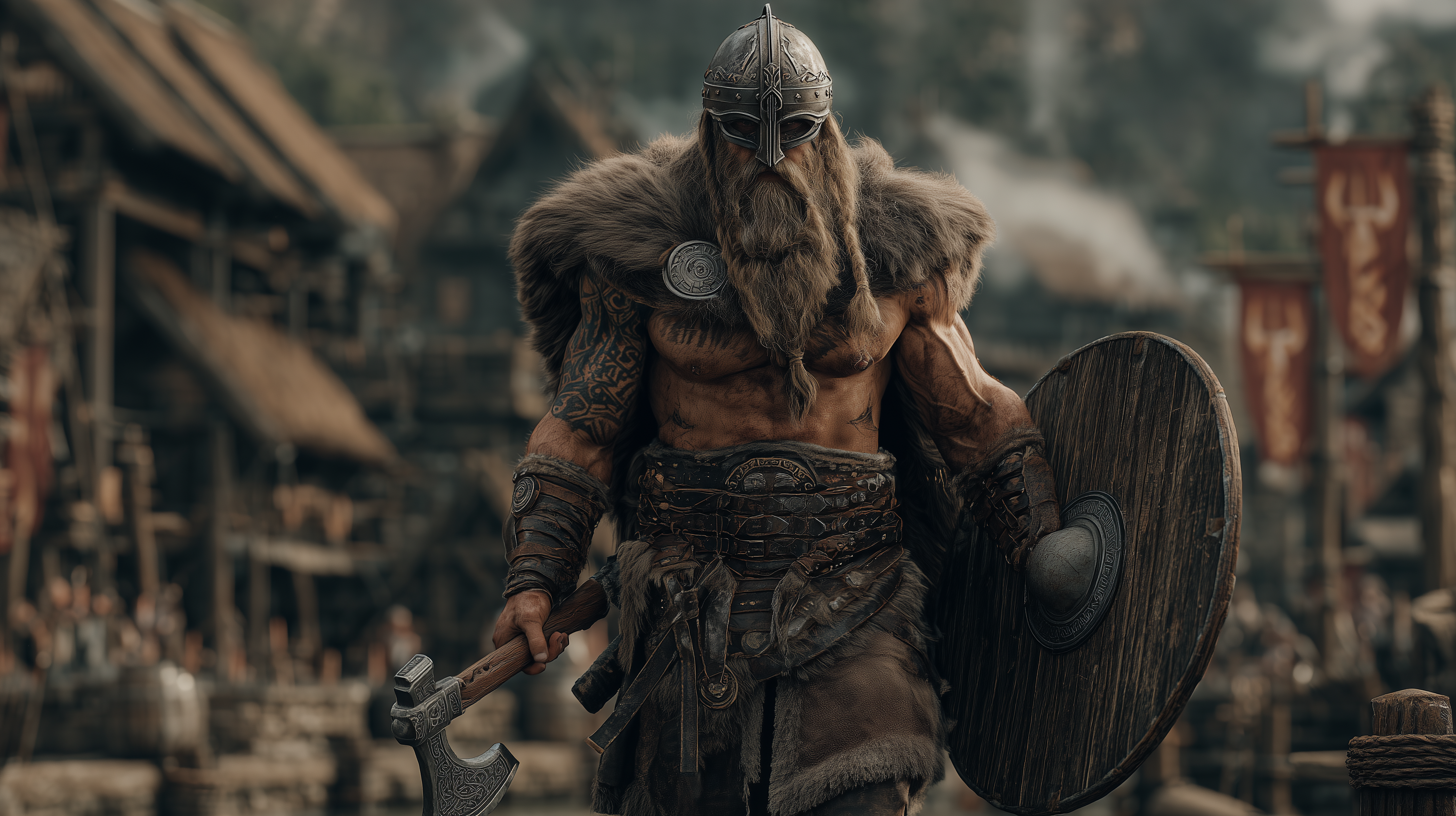 fond d'écran Viking pc 4k 1920x1080 téléchargement gratuit