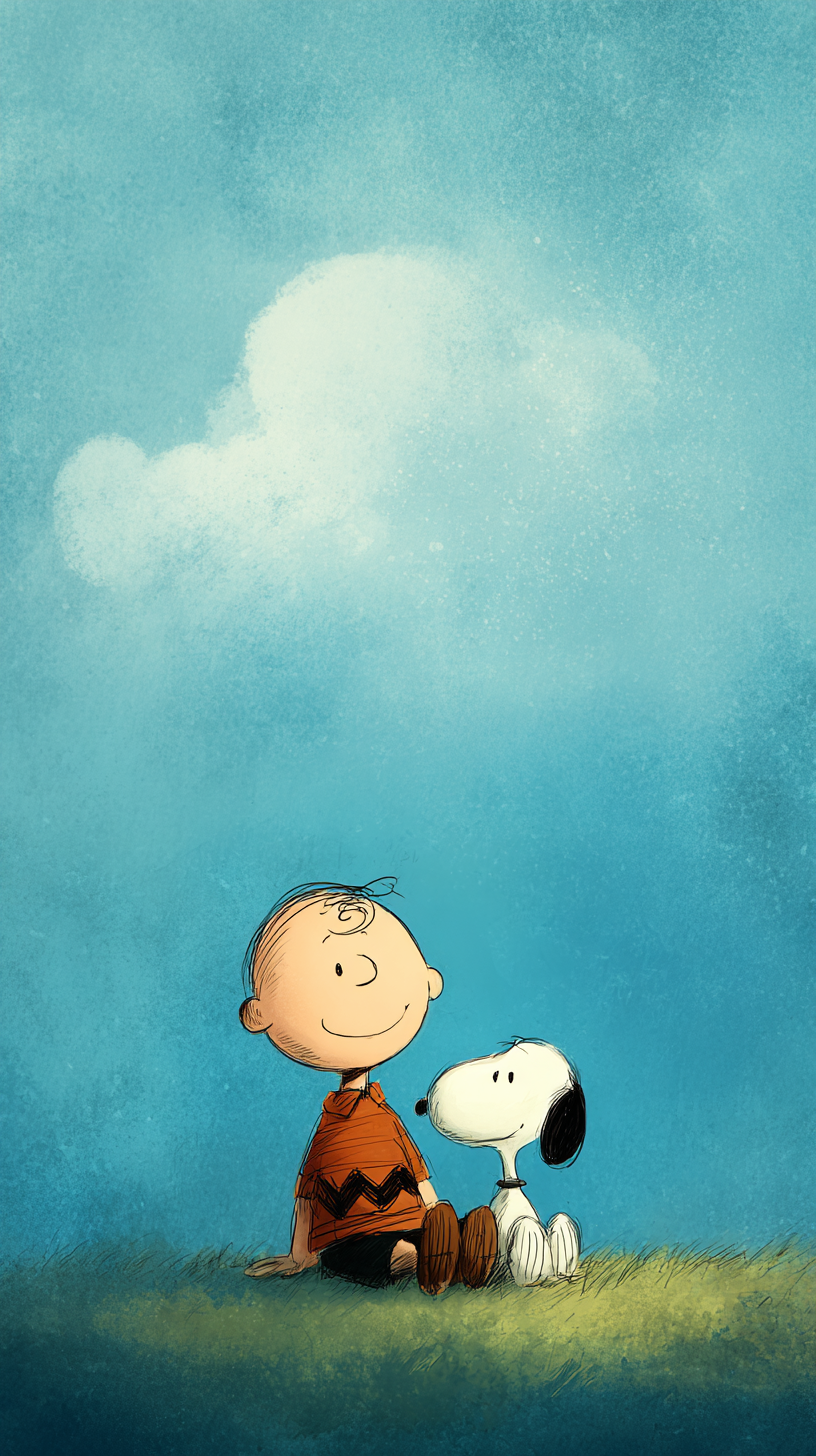 fond d'écran Charlie Brown téléphone Realme télécharger gratuit
