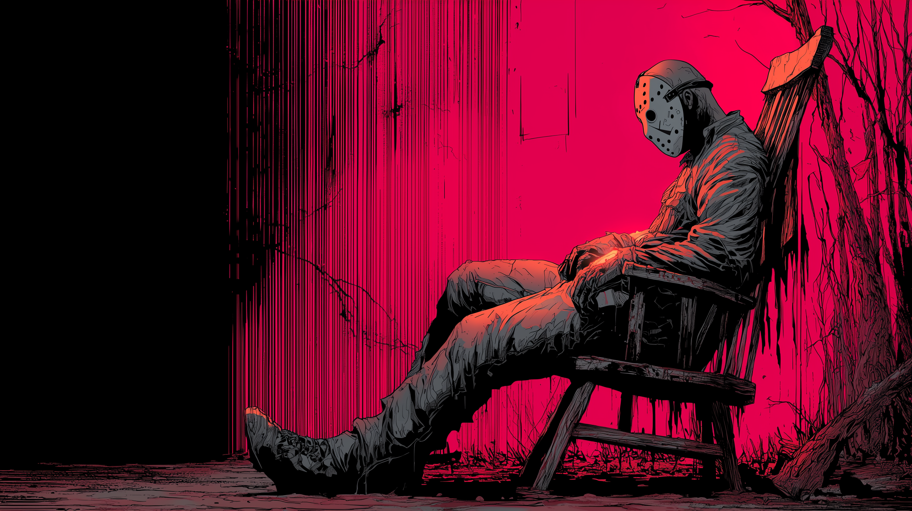 fond d'écran Jason Voorhees pc 4k ultra hd 1920x1080 téléchargement gratuit