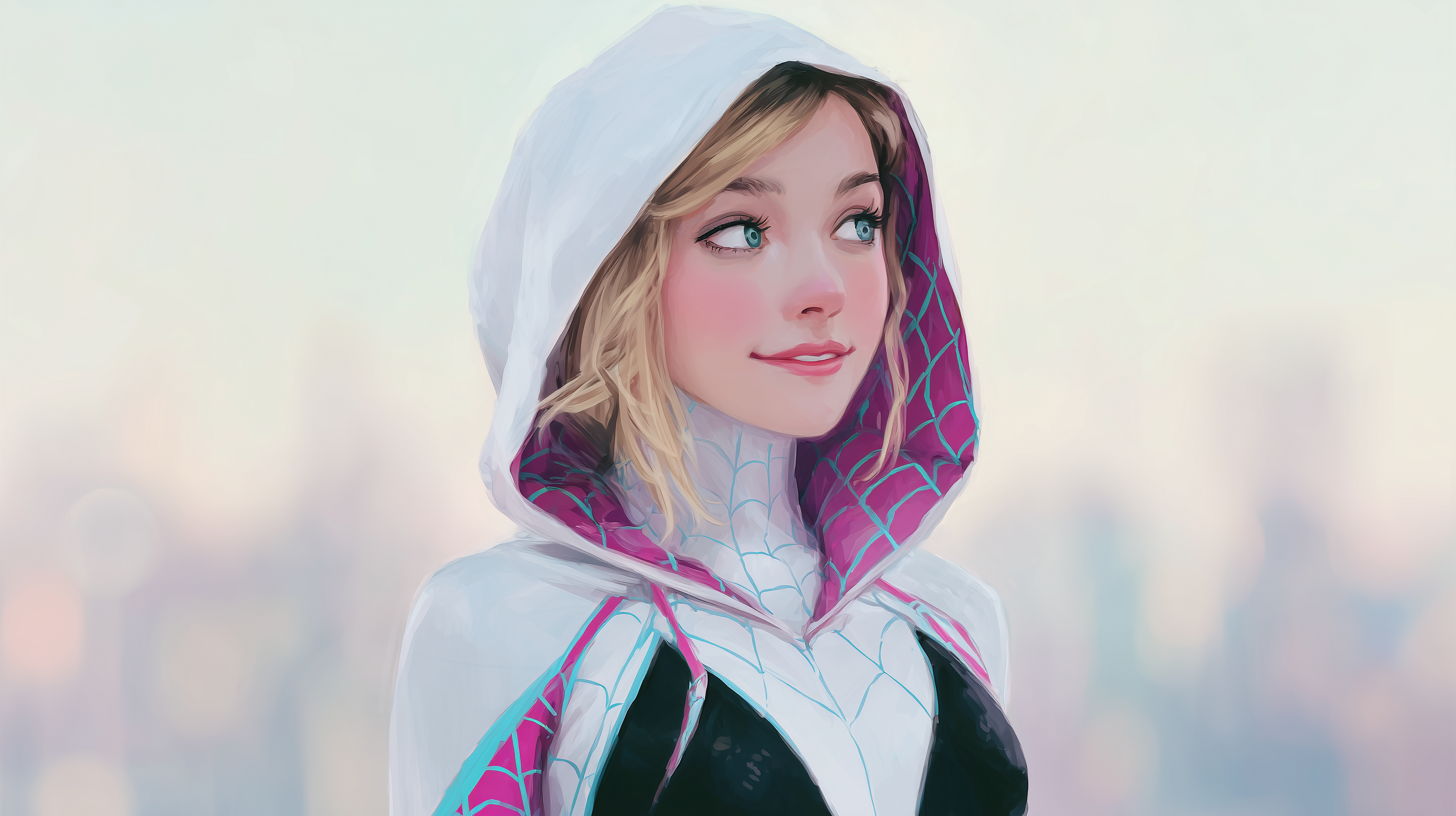 fond d'écran Gwen Stacy 4k pc téléchargement gratuit