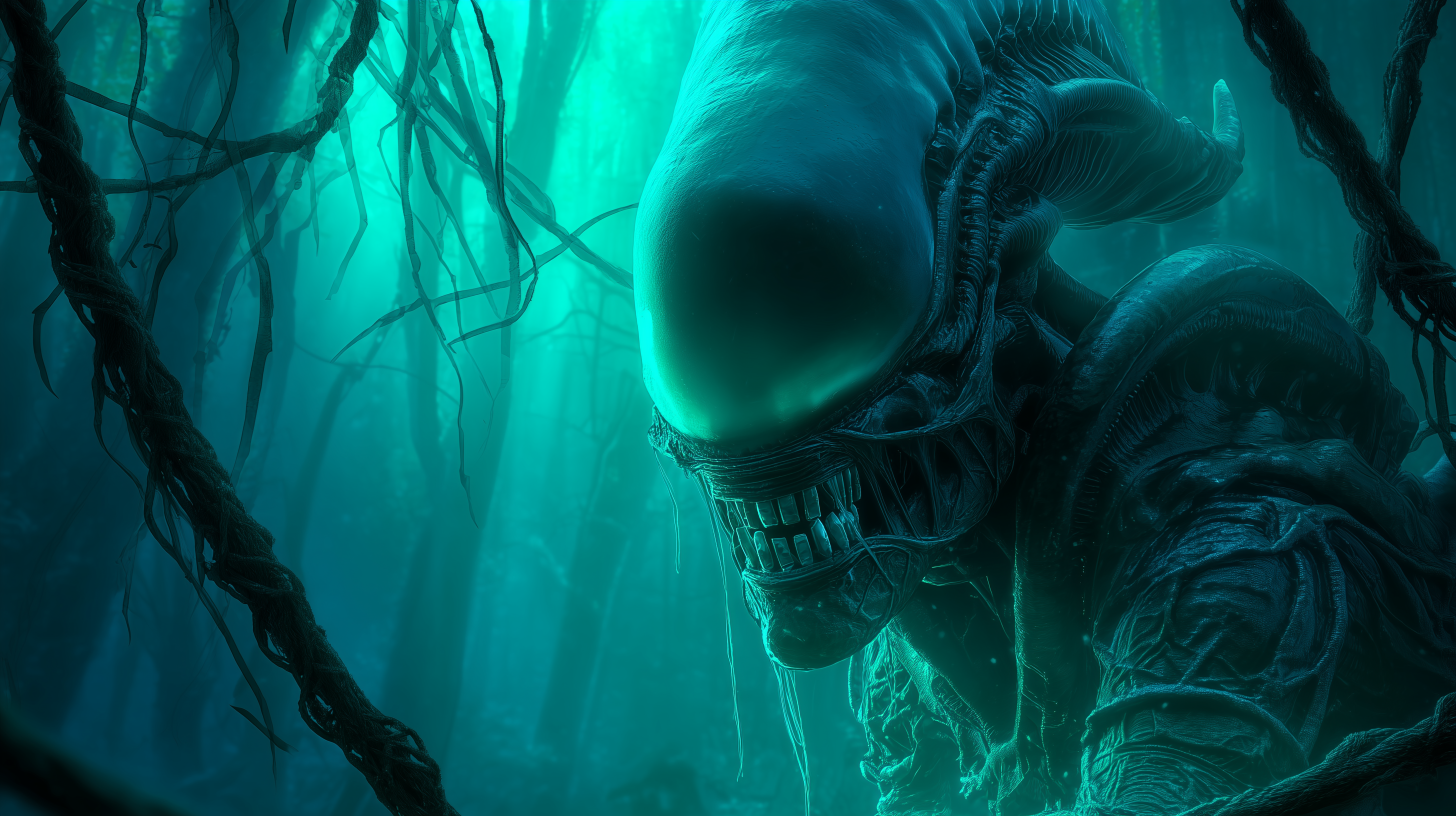 fond d'écran Xenomorph 2560x1080 téléchargement gratuit