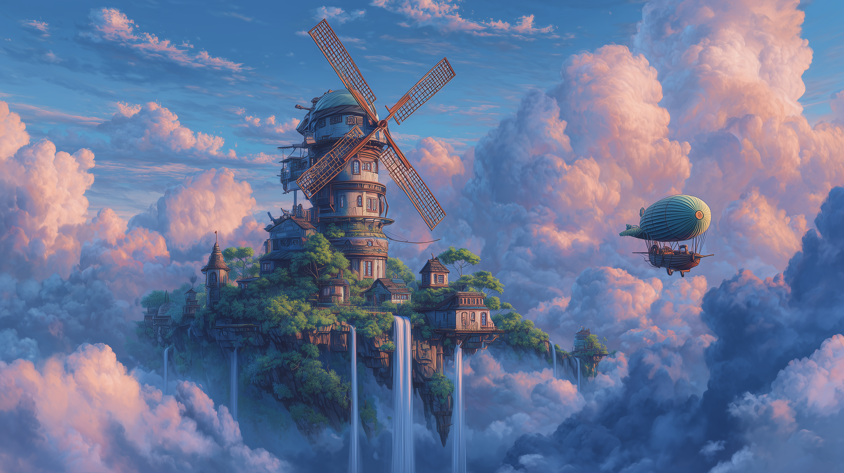 fond d'écran Moulin à vent gratuit pc téléchargement gratuit