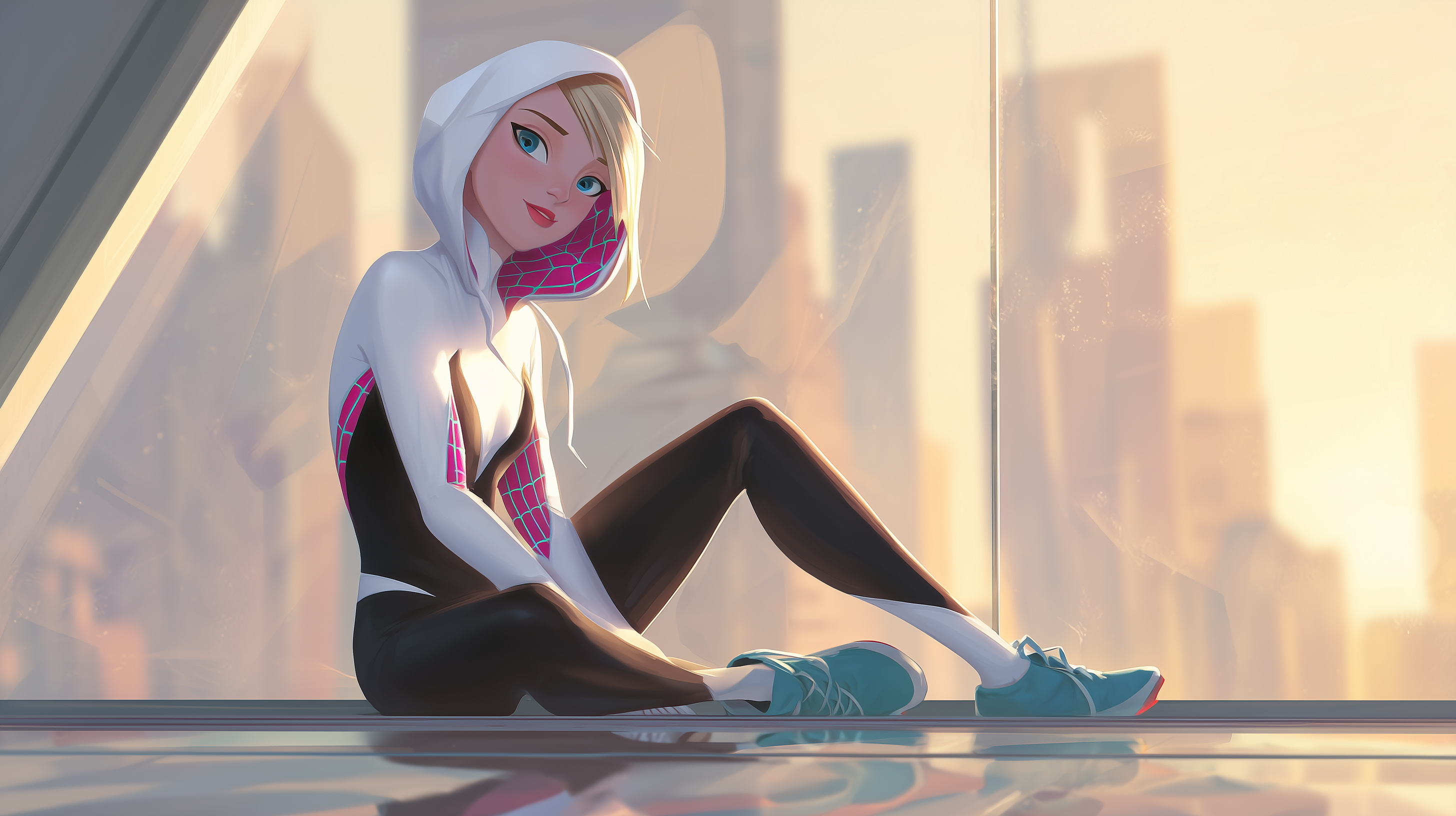 fond d'écran Gwen Stacy 4k pour pc téléchargement gratuit