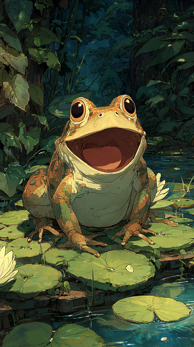 fond d'écran Grenouille gratuit pour tablette android télécharger haute qualité