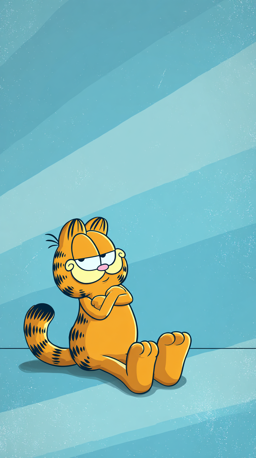fond d'écran Garfield haute qualité pour tablette android gratuit