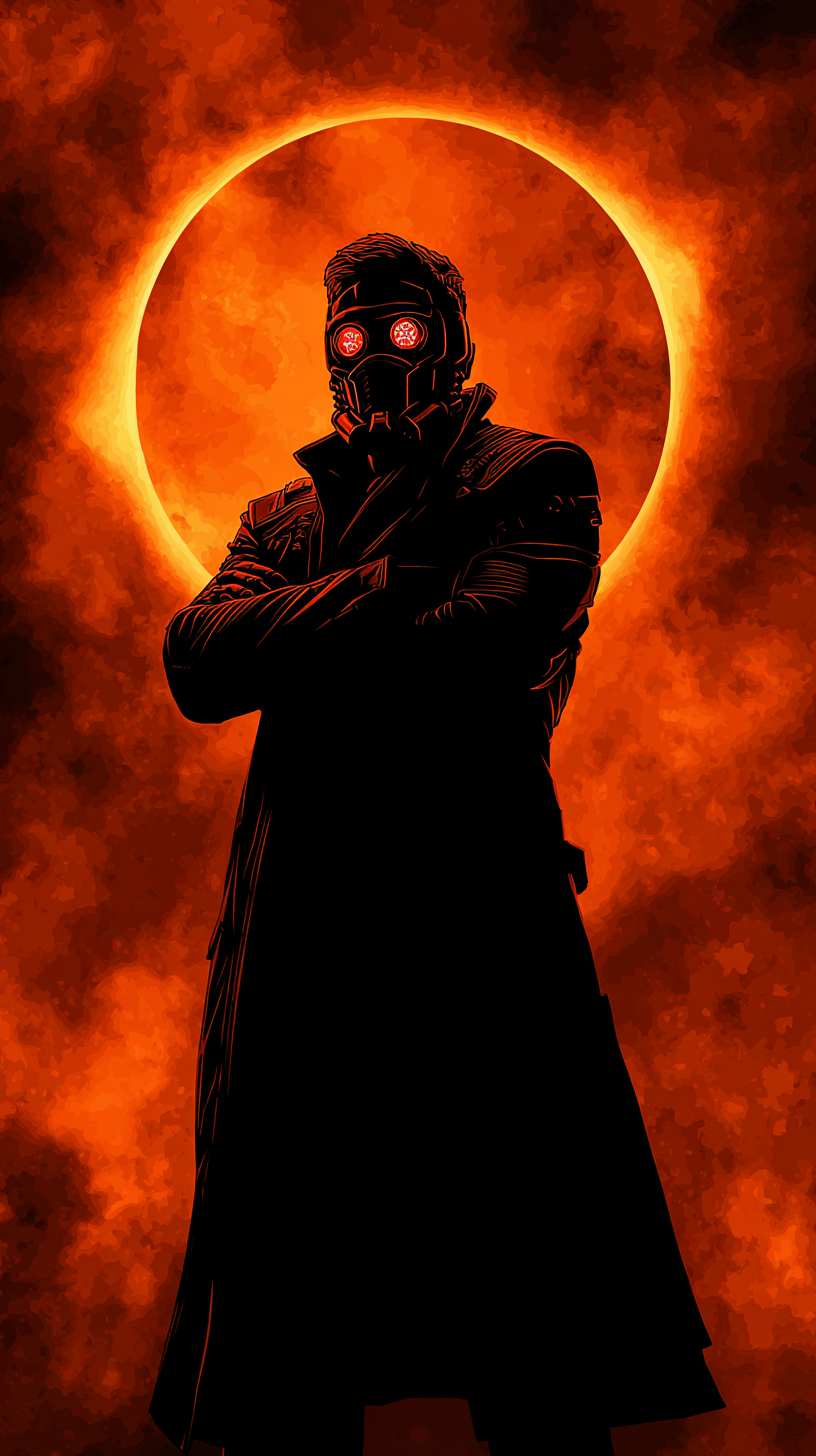 fond d'écran Star Lord iphone 16 pro gratuit