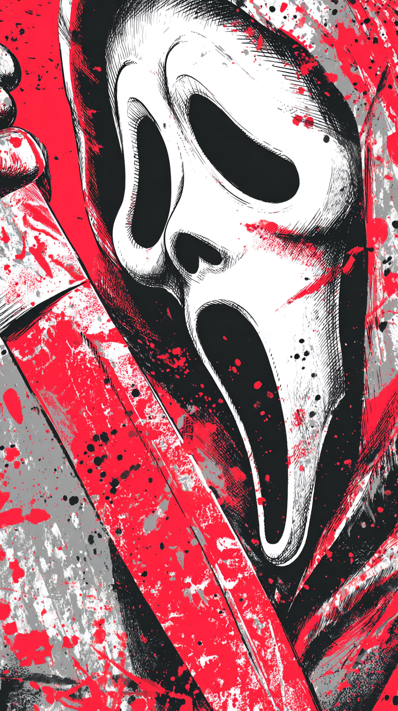 fond d'écran Ghostface iphone 7 gratuit