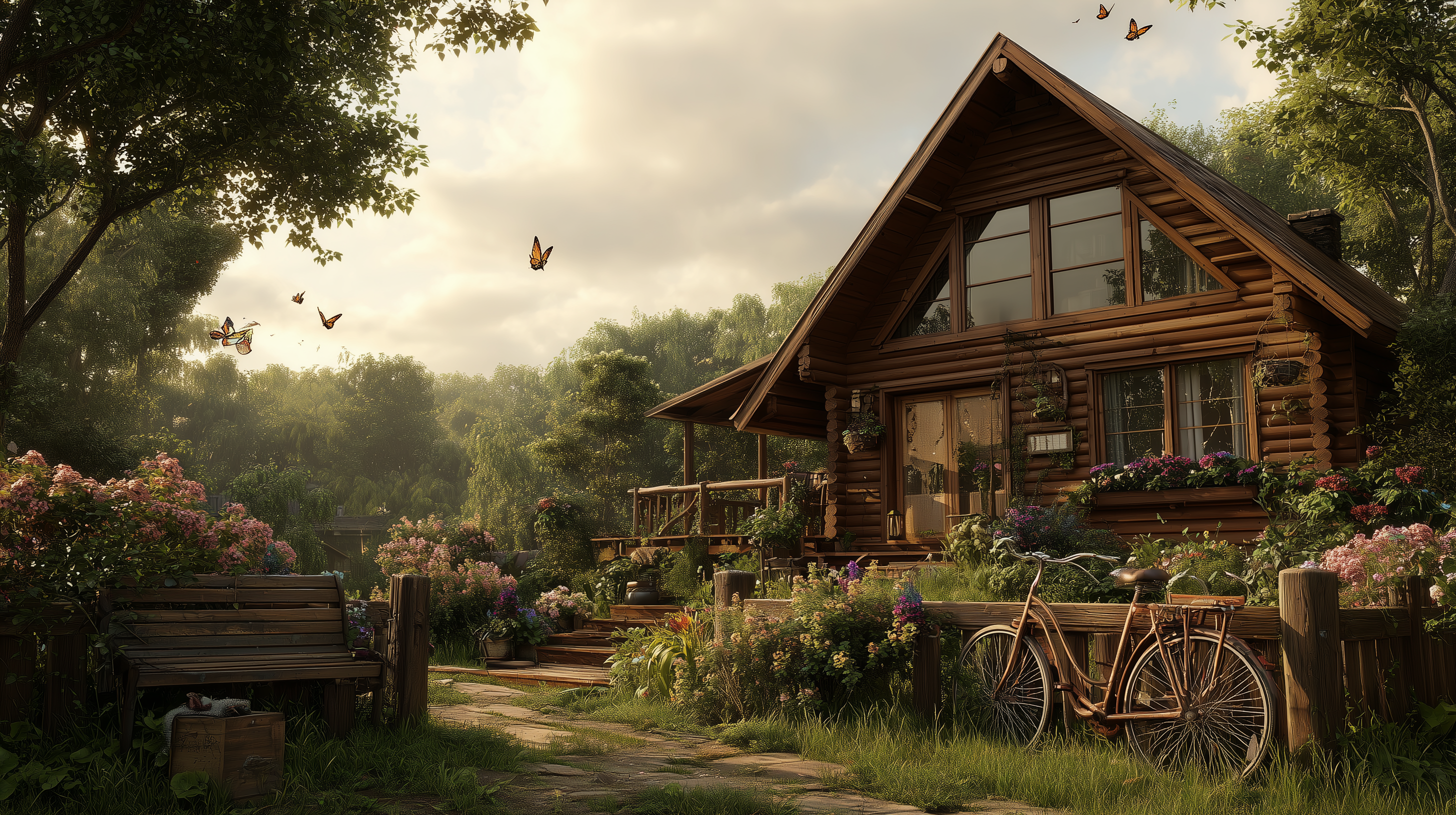 fond d'écran Cottagecore 4k windows 10 téléchargement gratuit