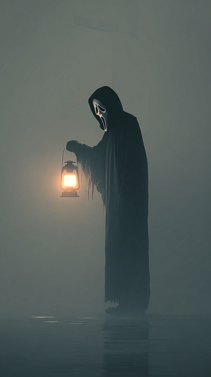 fond d'écran Ghostface téléphone Realme télécharger gratuit