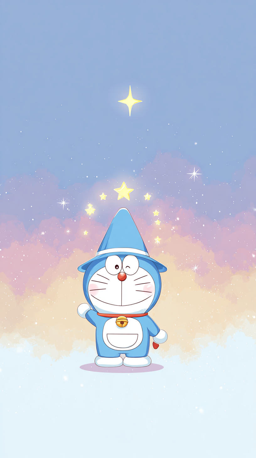 iphone fond d'écran Doraemon télécharger gratuit