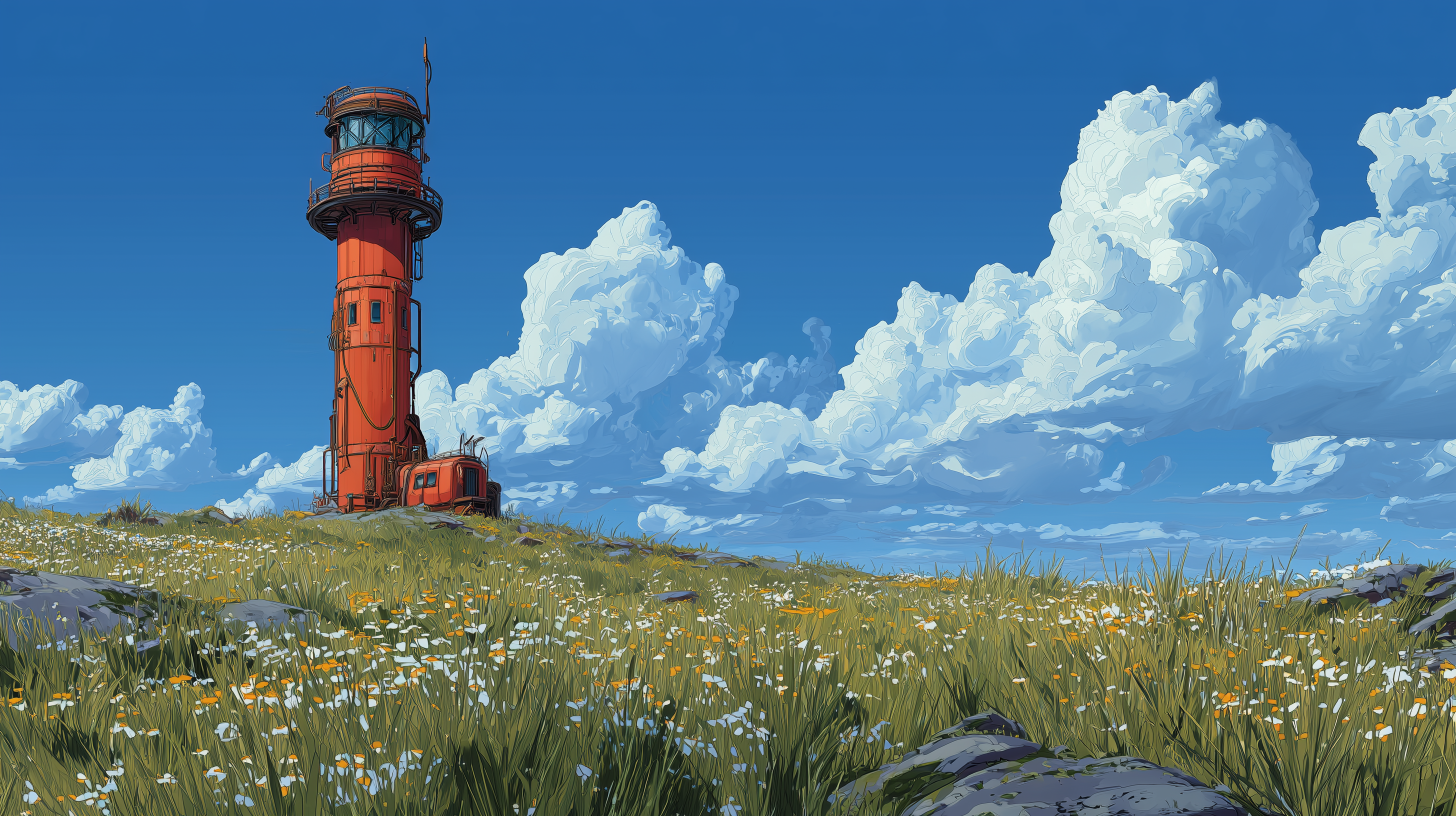 fond d'écran Phare windows 11 1920x1080 téléchargement gratuit