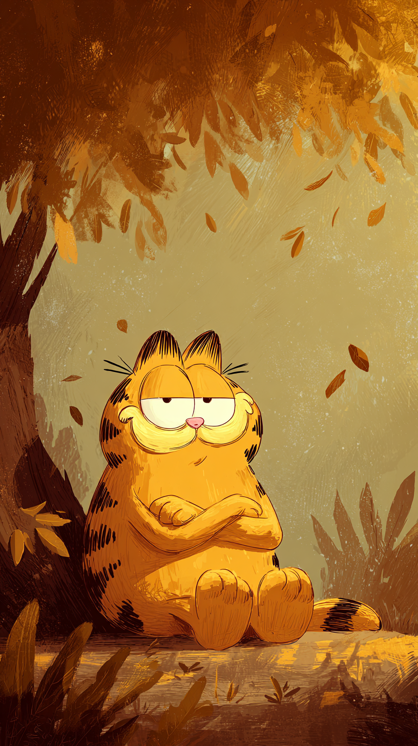 fond d'écran Garfield de téléphone télécharger gratuit