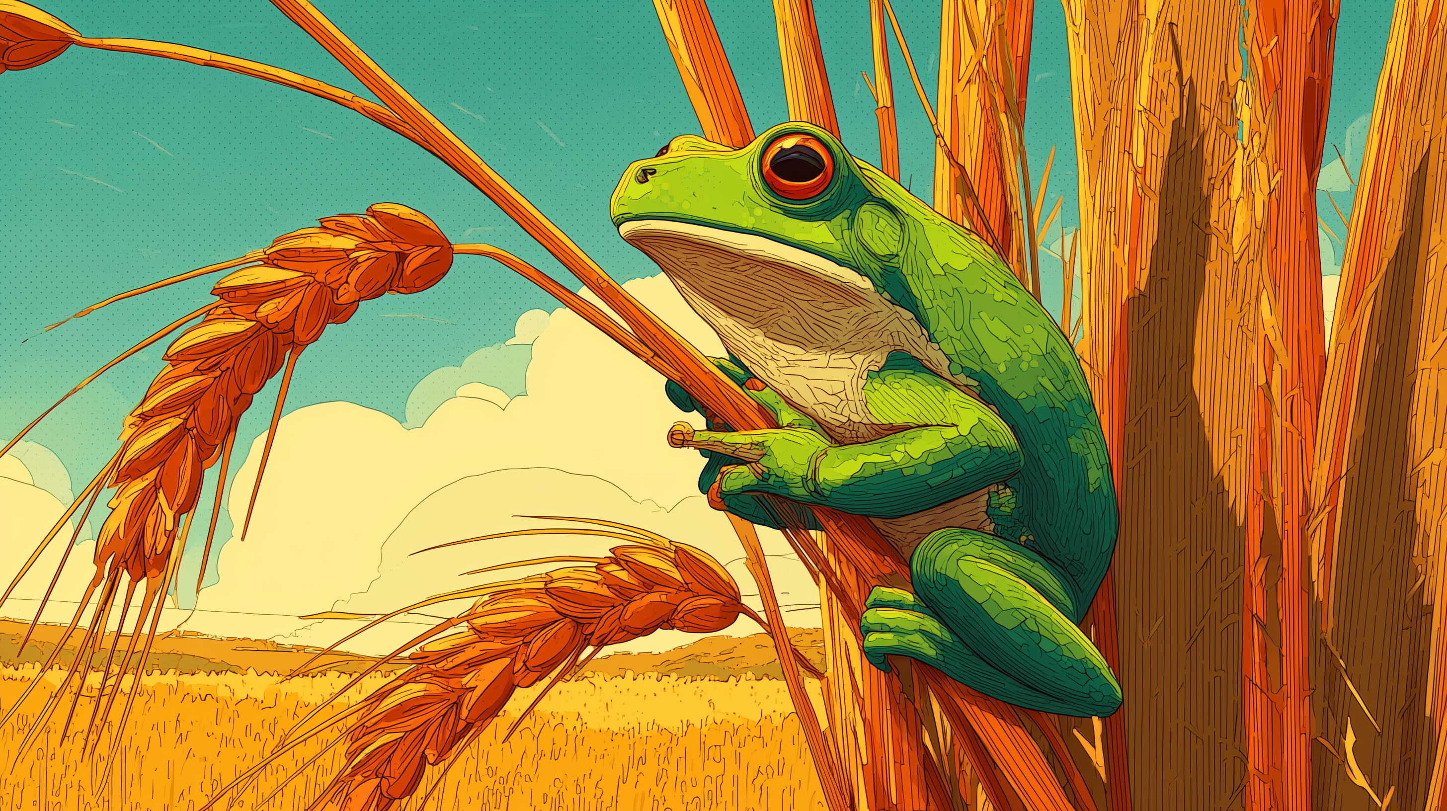 fond d'écran Grenouille 5120x2880 téléchargement gratuit