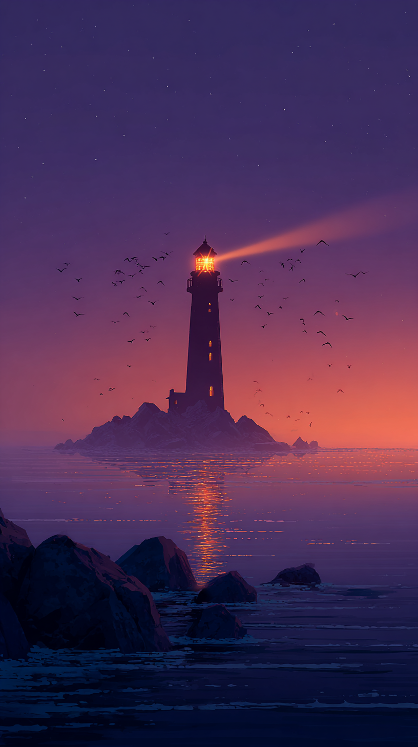 fond d'écran Phare iphone 16 pro max gratuit