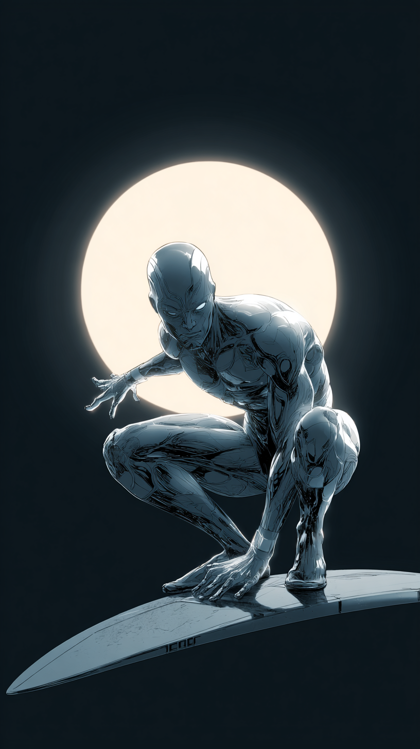 fond d'écran Silver Surfer téléphone Oppo gratuit