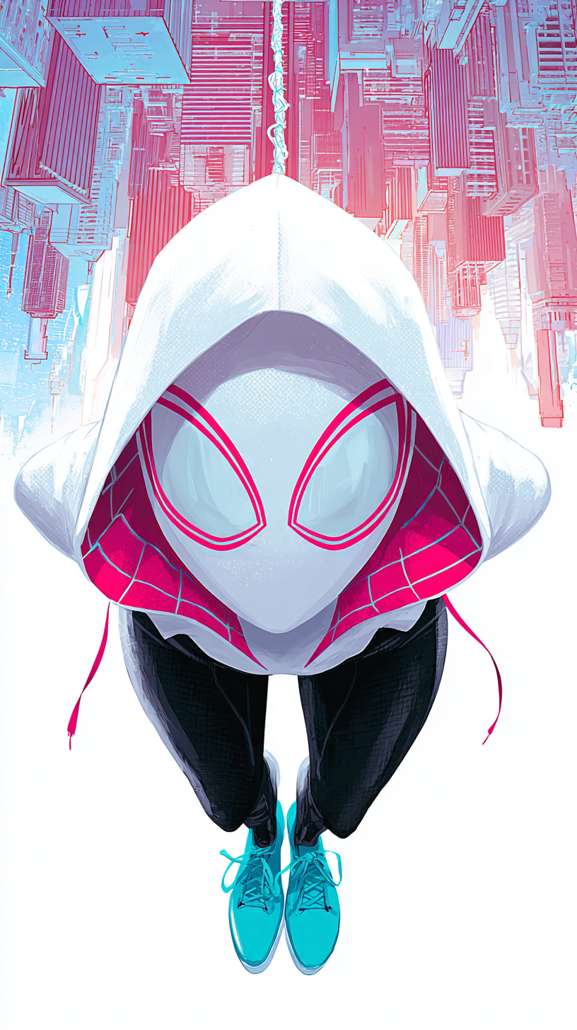 fond d'écran Gwen Stacy iphone 15 pro max 4k gratuit