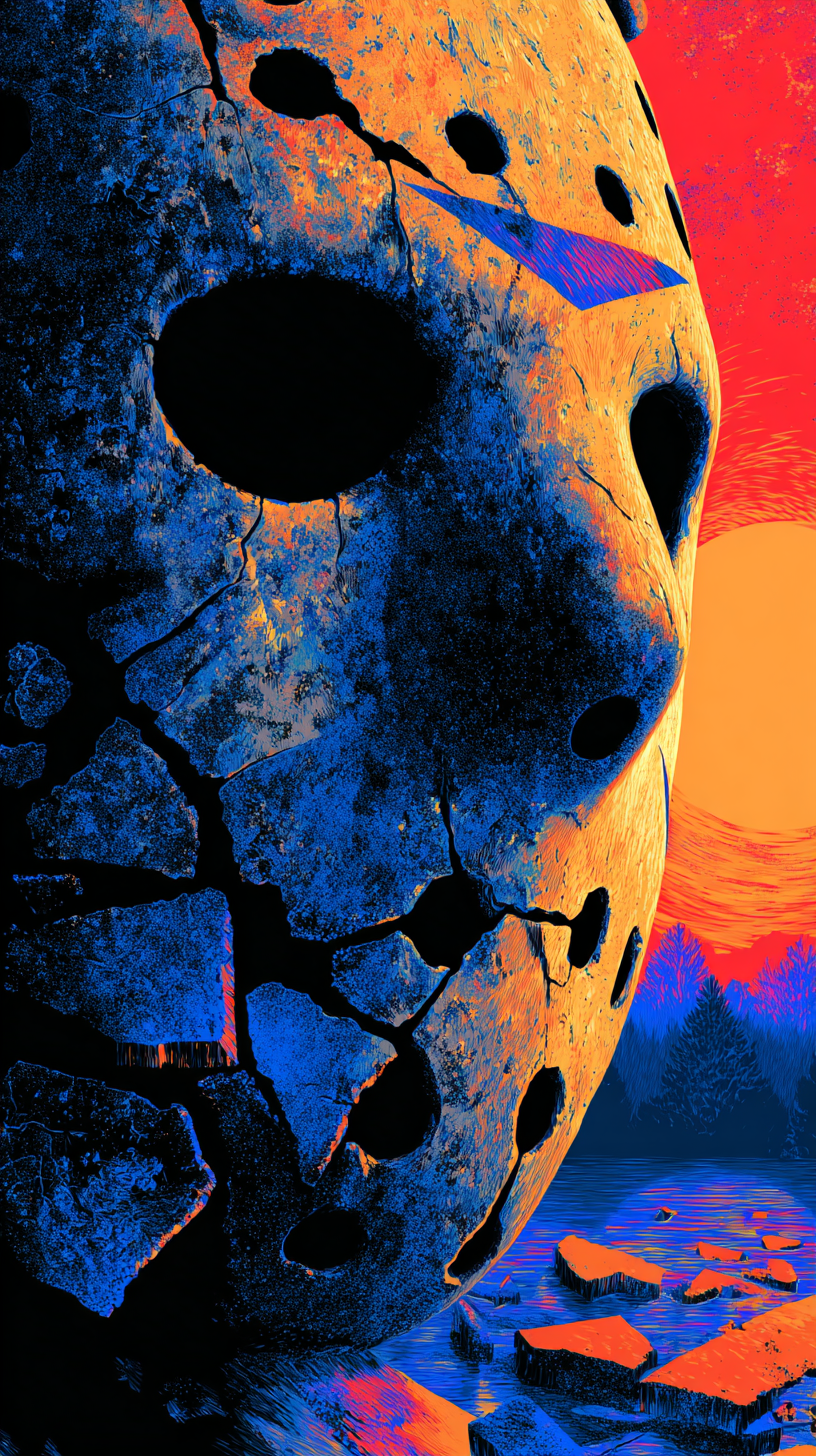 fond d'écran Jason Voorhees iphone 16 plus gratuit