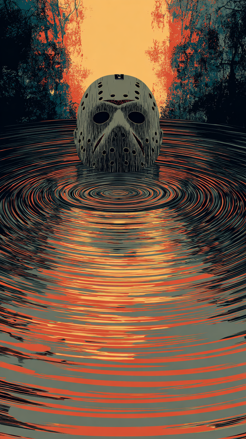 fond d'écran Jason Voorhees iphone 15 pro télécharger gratuit