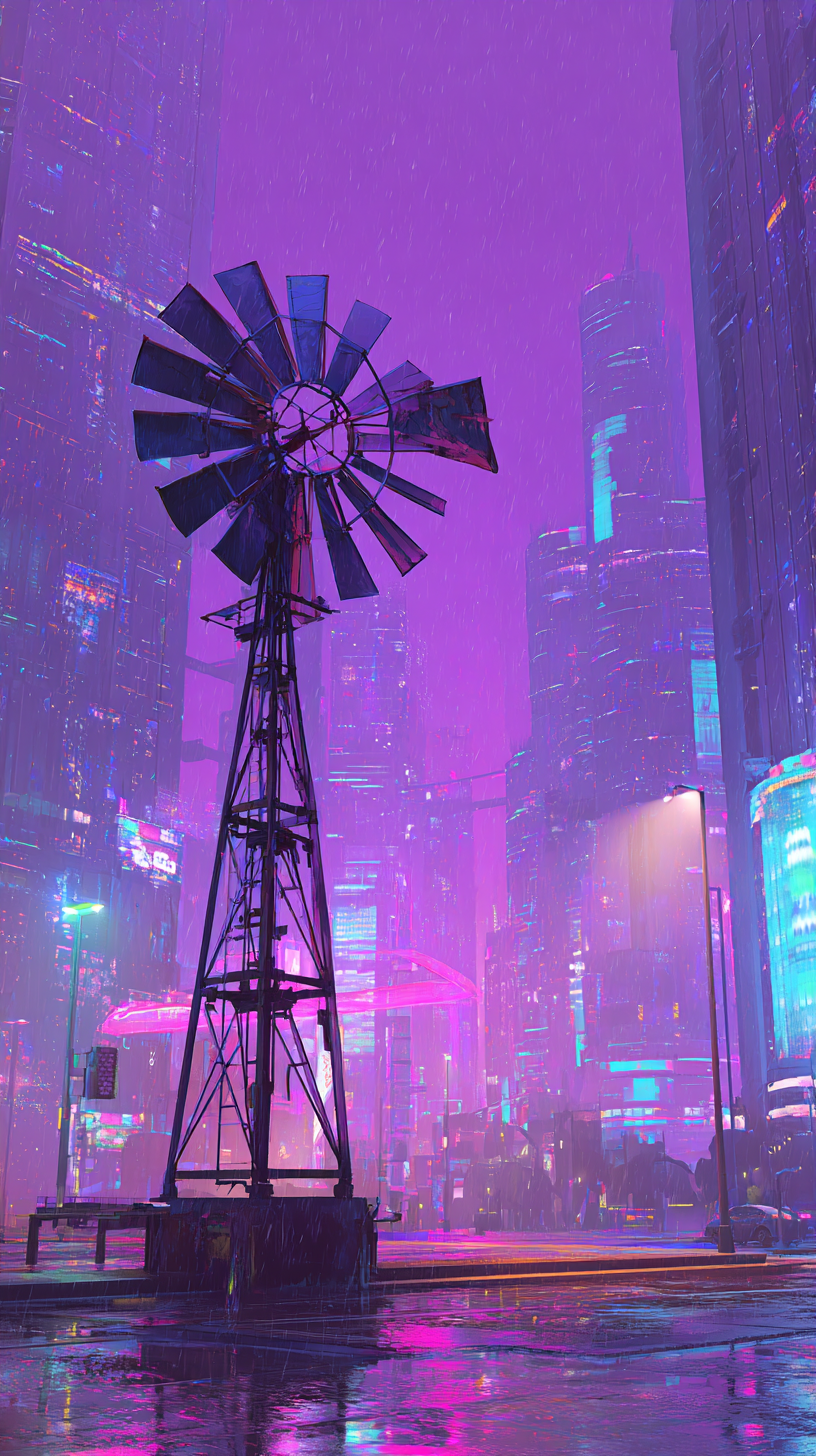 fond d'écran Moulin à vent pour téléphone gratuit