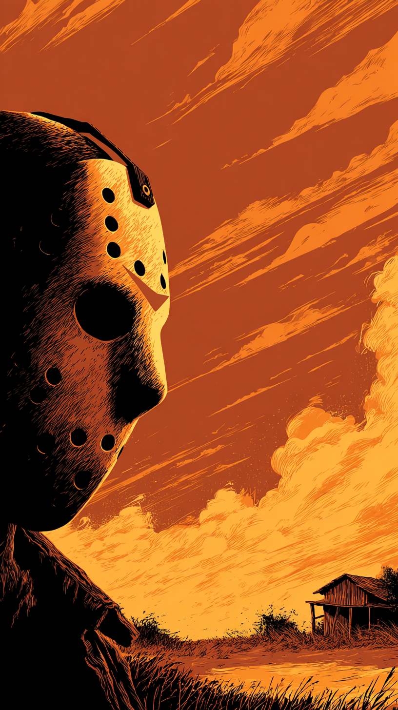 fond d'écran Jason Voorhees téléphone Xiaomi télécharger gratuit