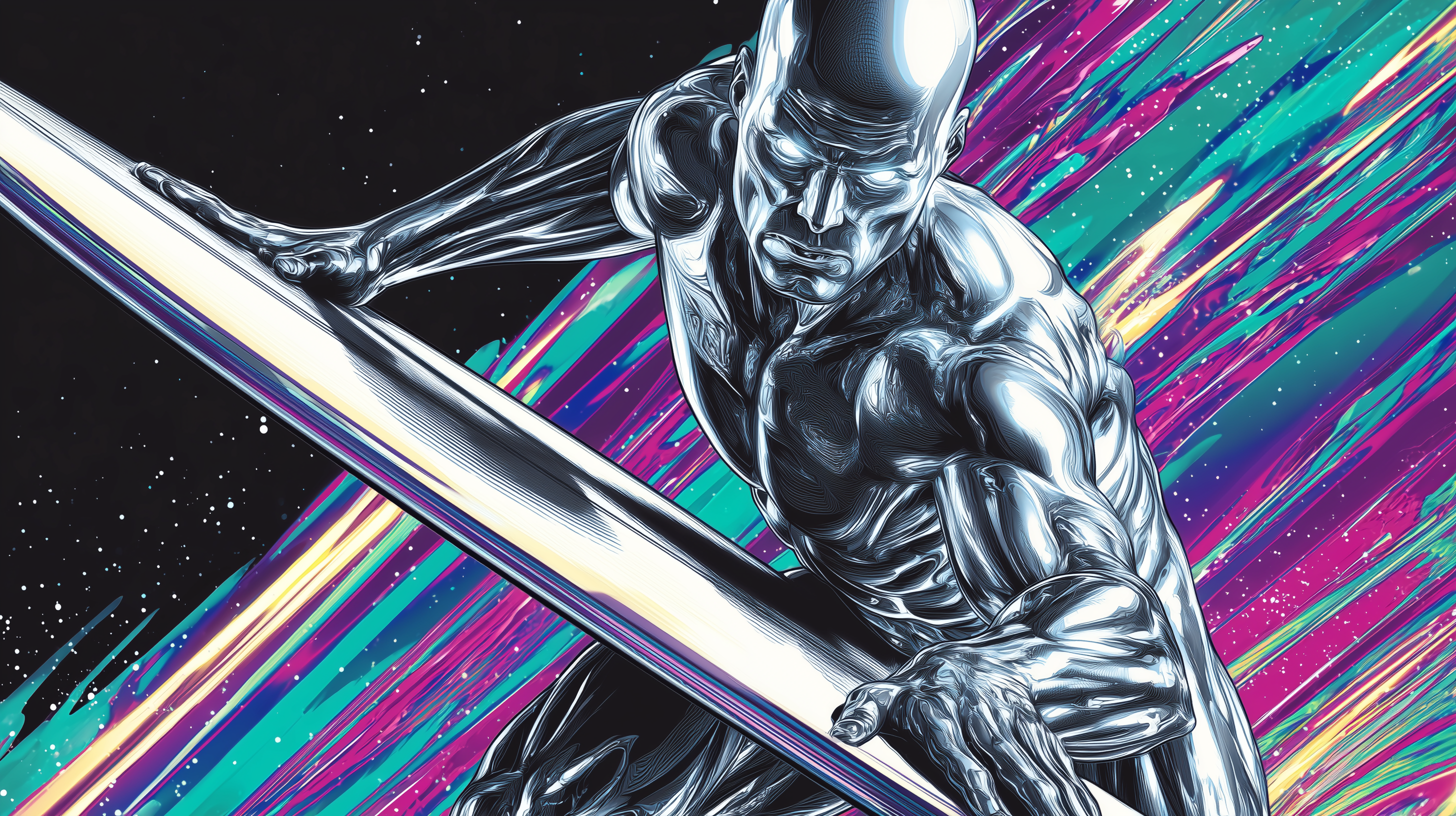 fond d'écran Silver Surfer 16:9 téléchargement gratuit