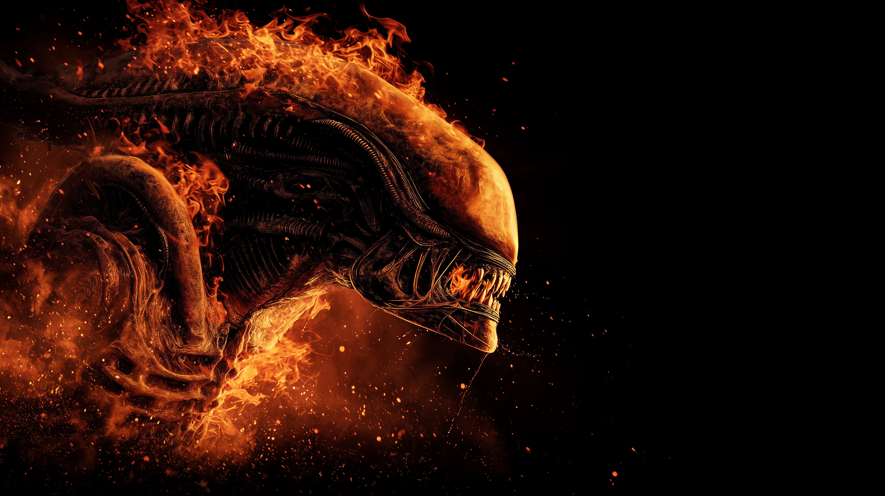fond d'écran Xenomorph 5k pc téléchargement gratuit