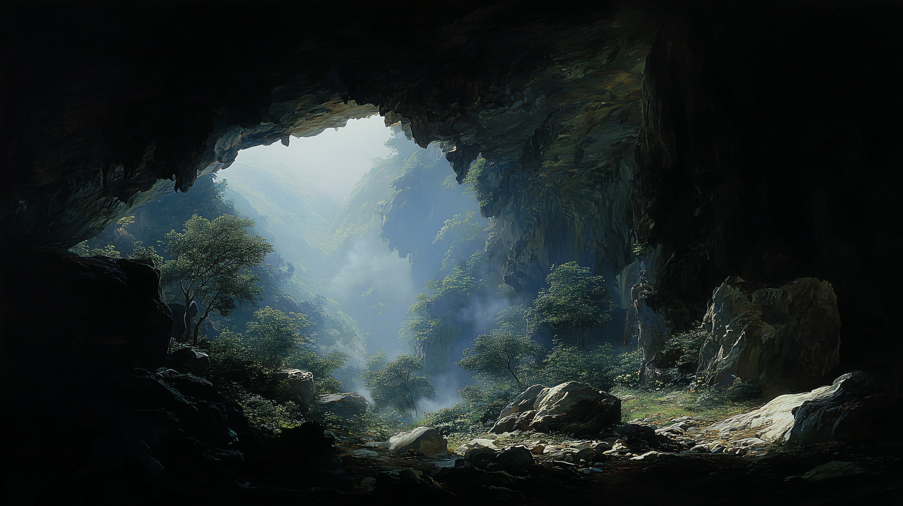 fond d'écran Grotte 3840x1080 téléchargement gratuit