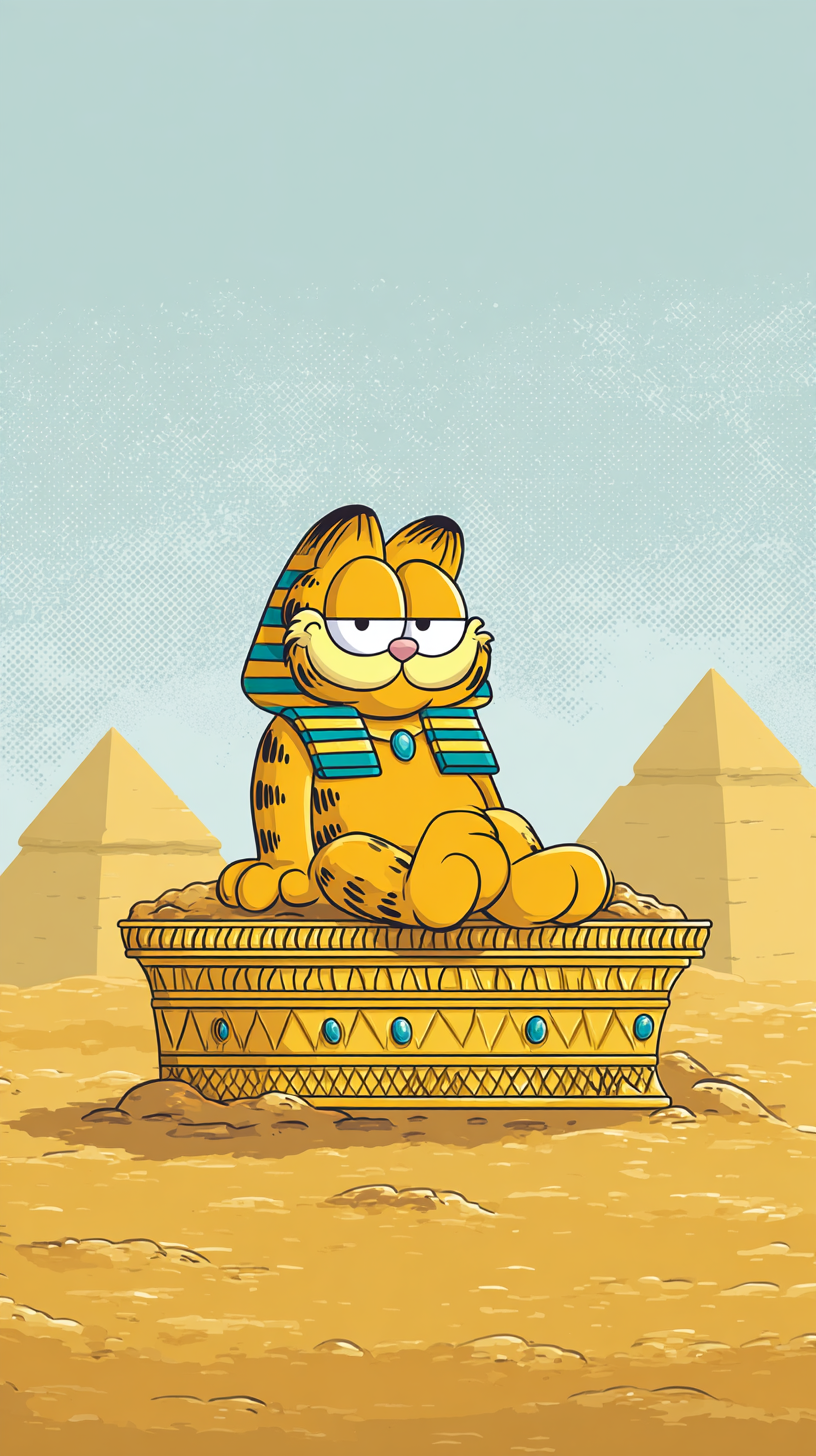 fond d'écran Garfield iphone gratuit