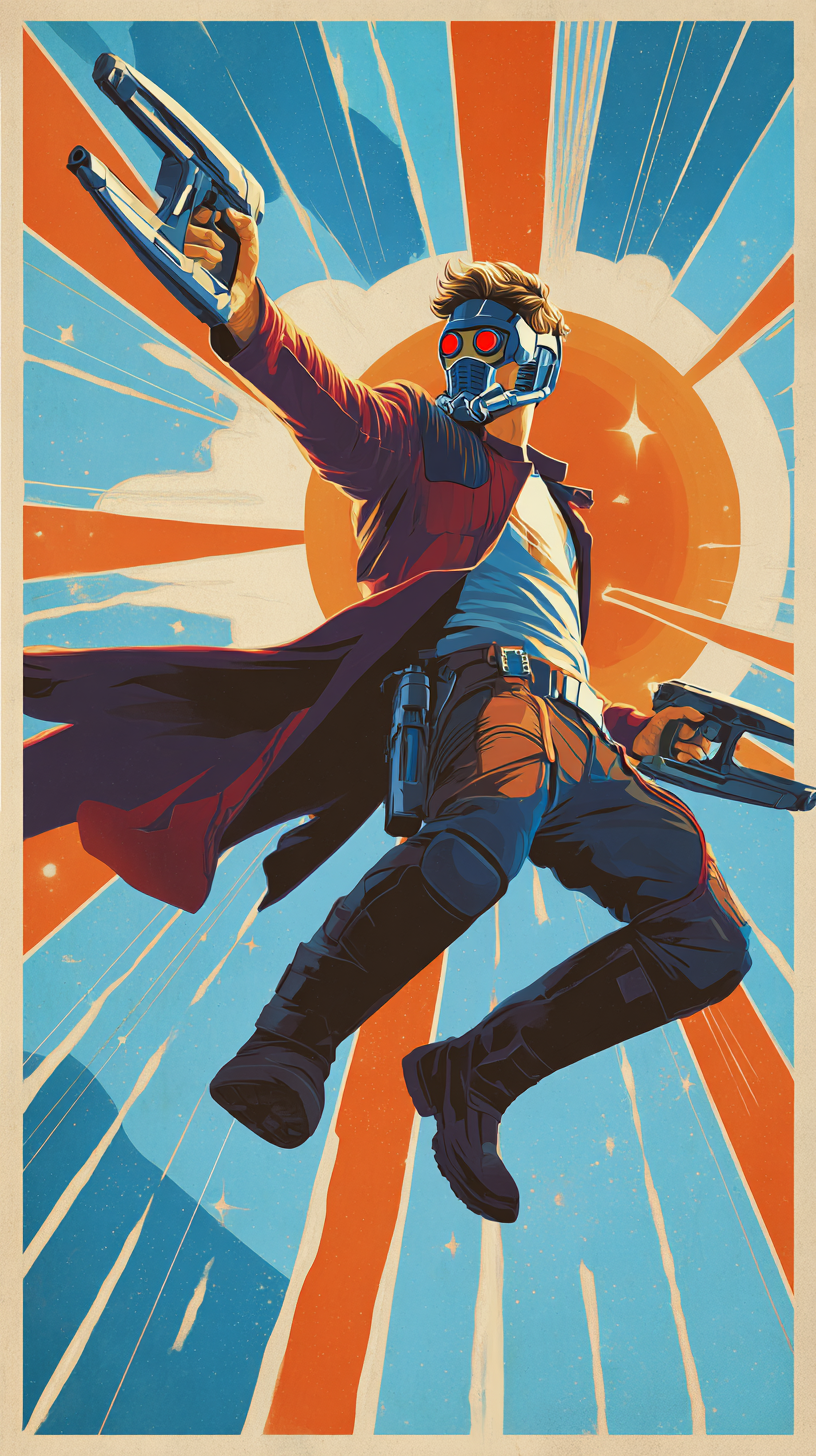 fond d'écran Star Lord téléphone OnePlus télécharger gratuit