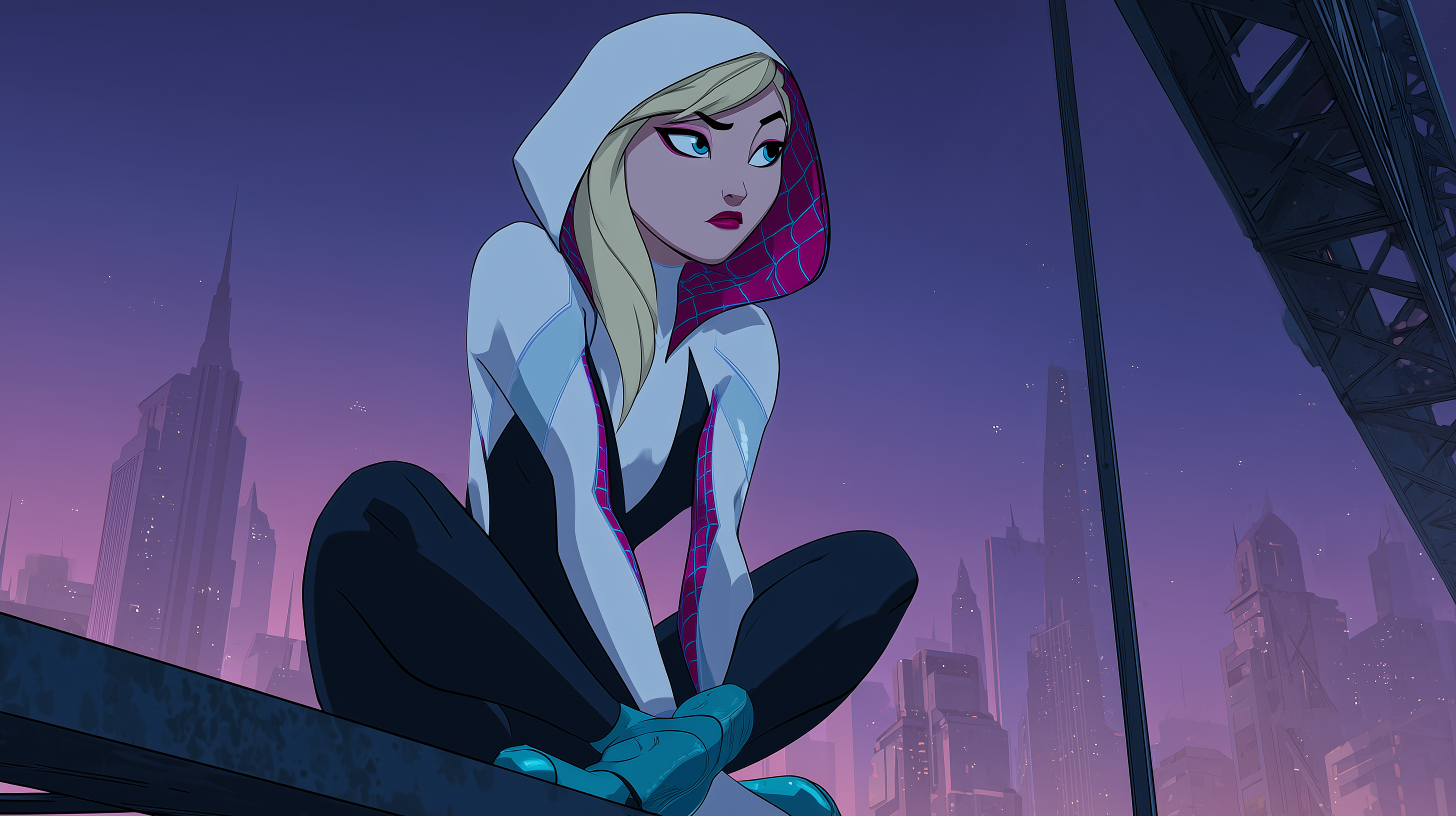fond d'écran Gwen Stacy pour mac 4k téléchargement gratuit
