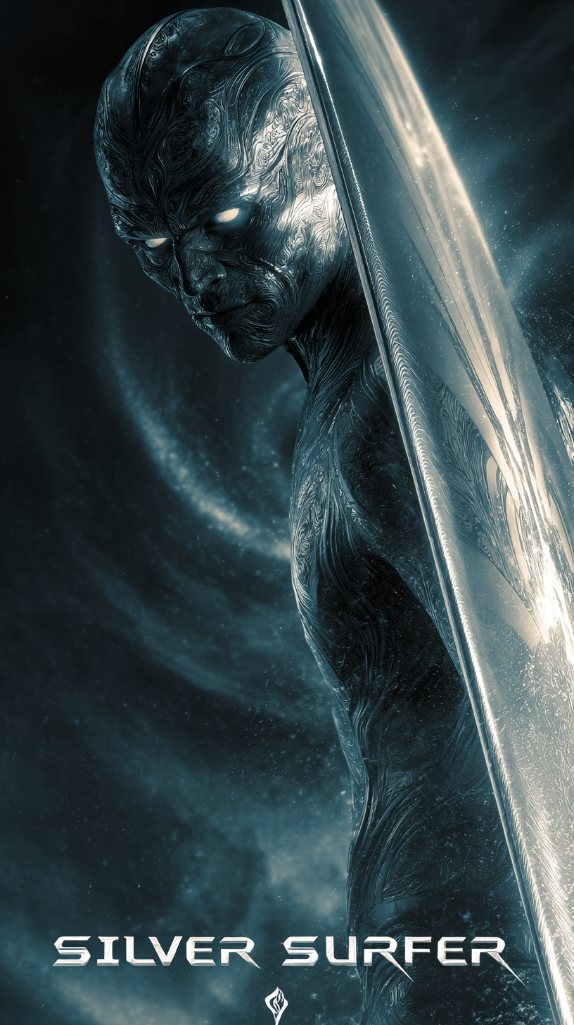 fond d'écran Silver Surfer 4k iphone gratuit